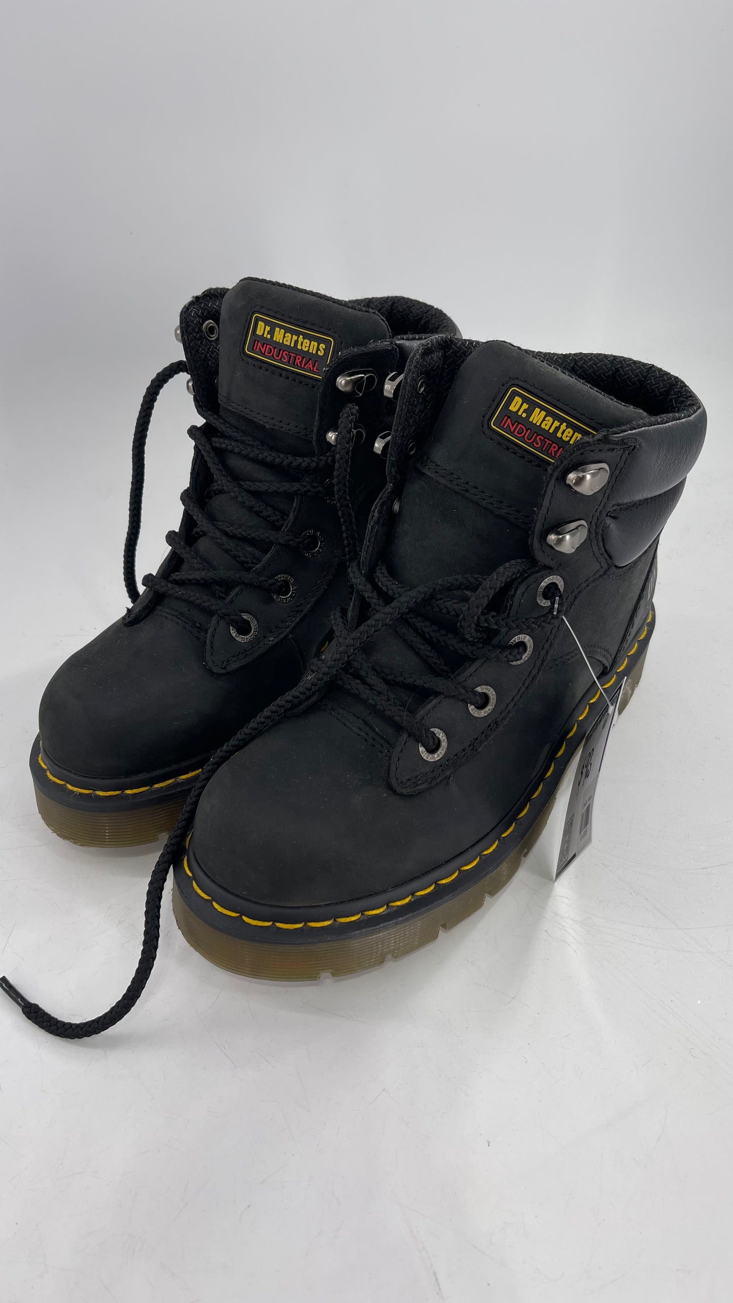Doc Martens Industrial Black Combat Boots (6)