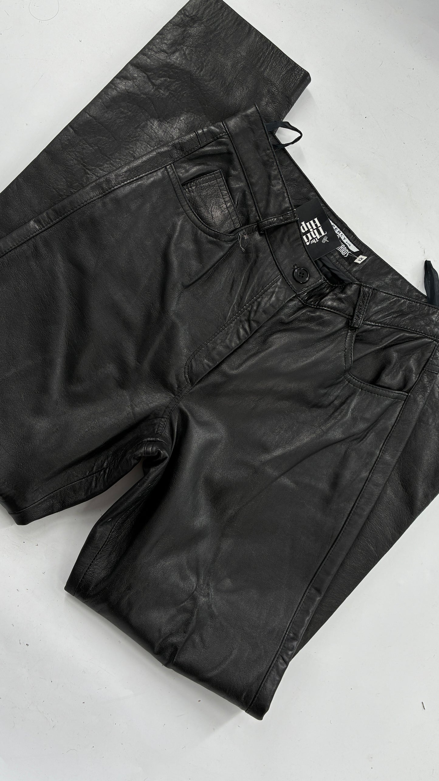 Vintage J. Percy for Marvin Richards Black Leather Pants (12)