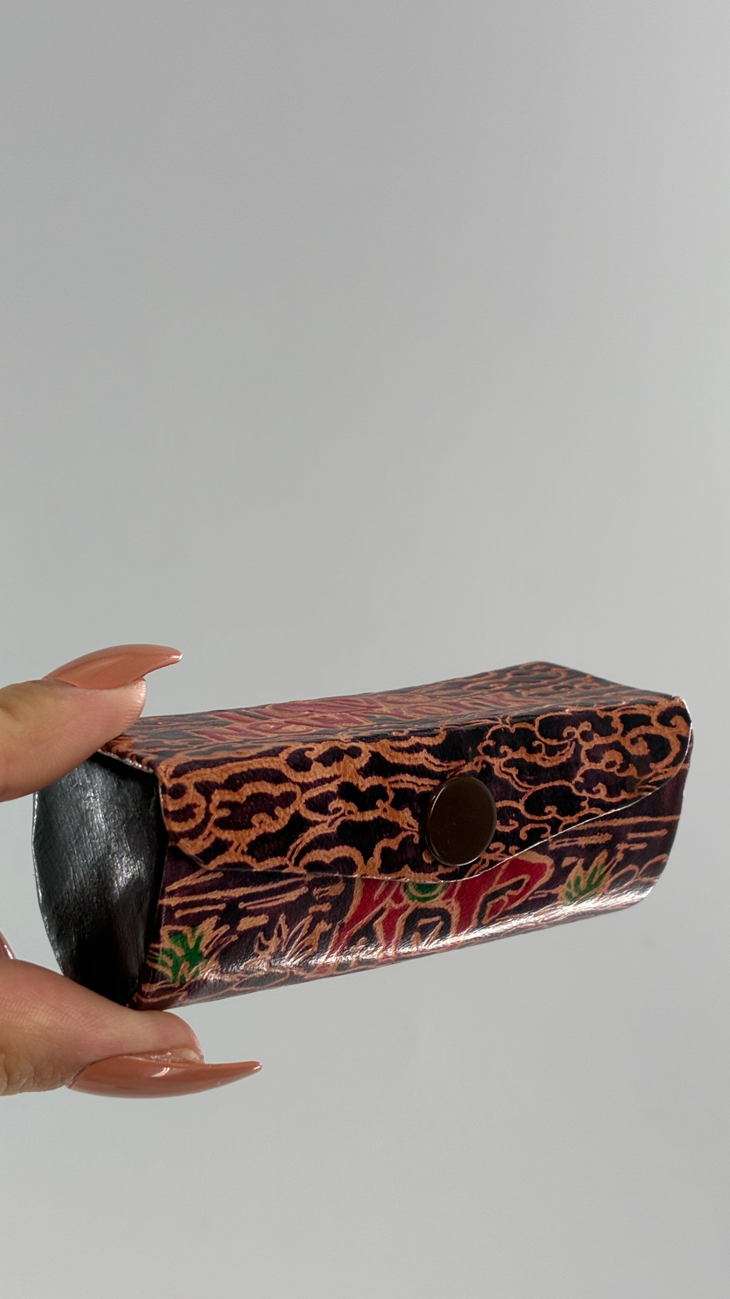 Vintage 1980s I ♥️ NEW YORK Leather Lipstick Case