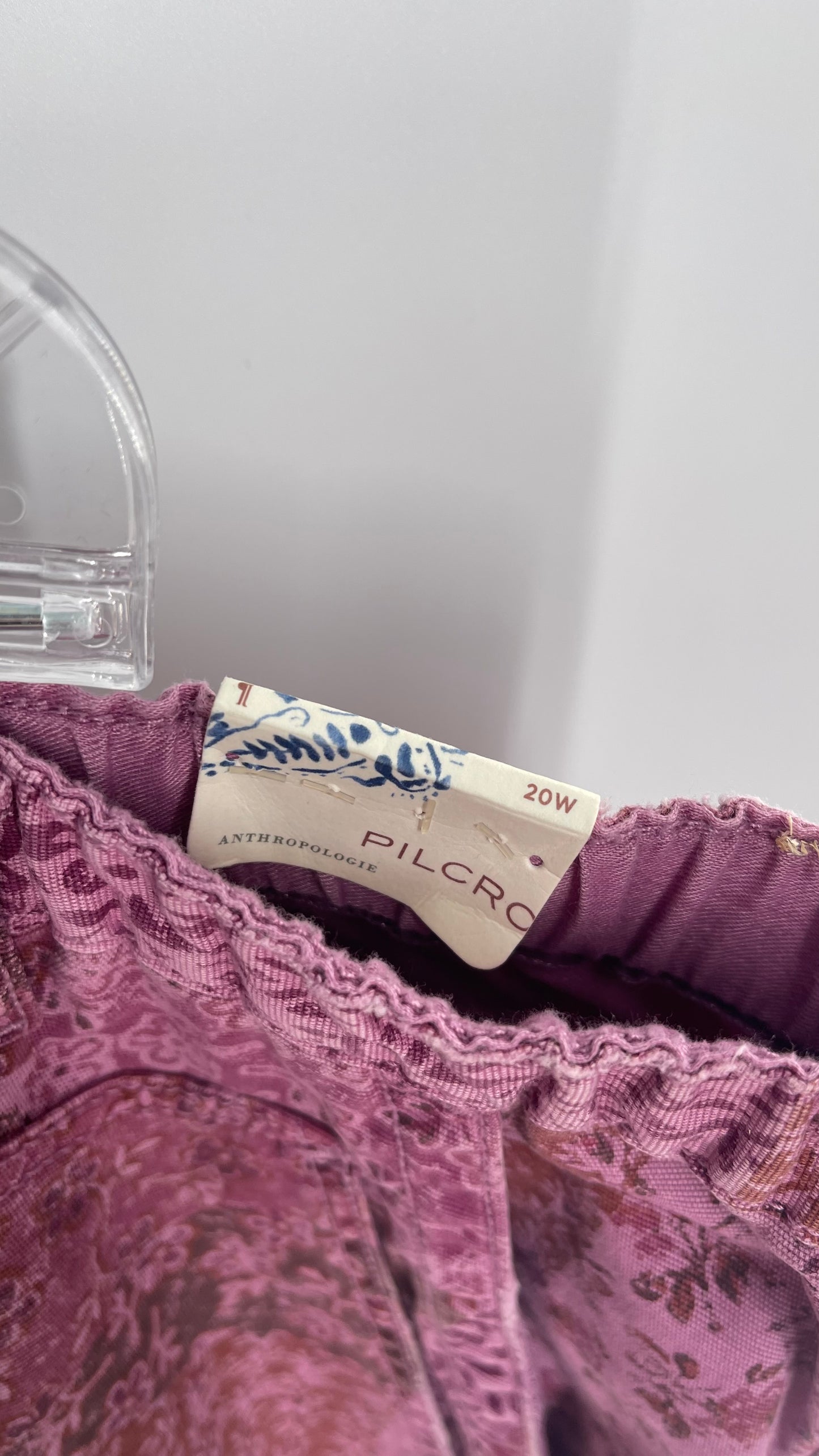 Pilcro Anthropologie Purple Patchwork Carpenter Pants with Tags (20W)