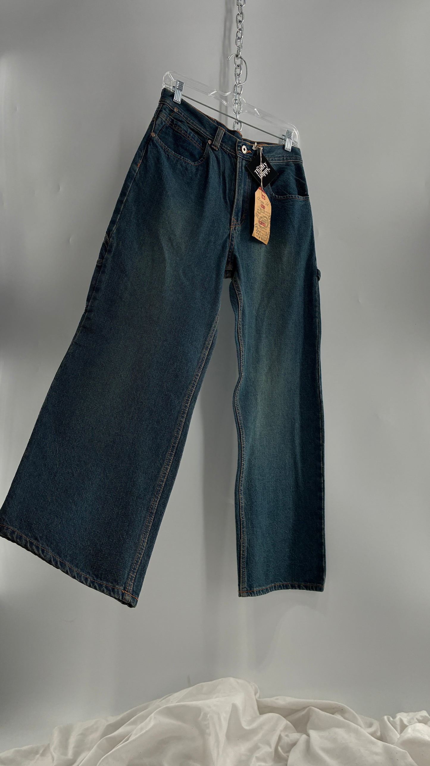 Deadstock Vintage Ecko Unlimited Baggy Fit Cargo Jeans (16Y)