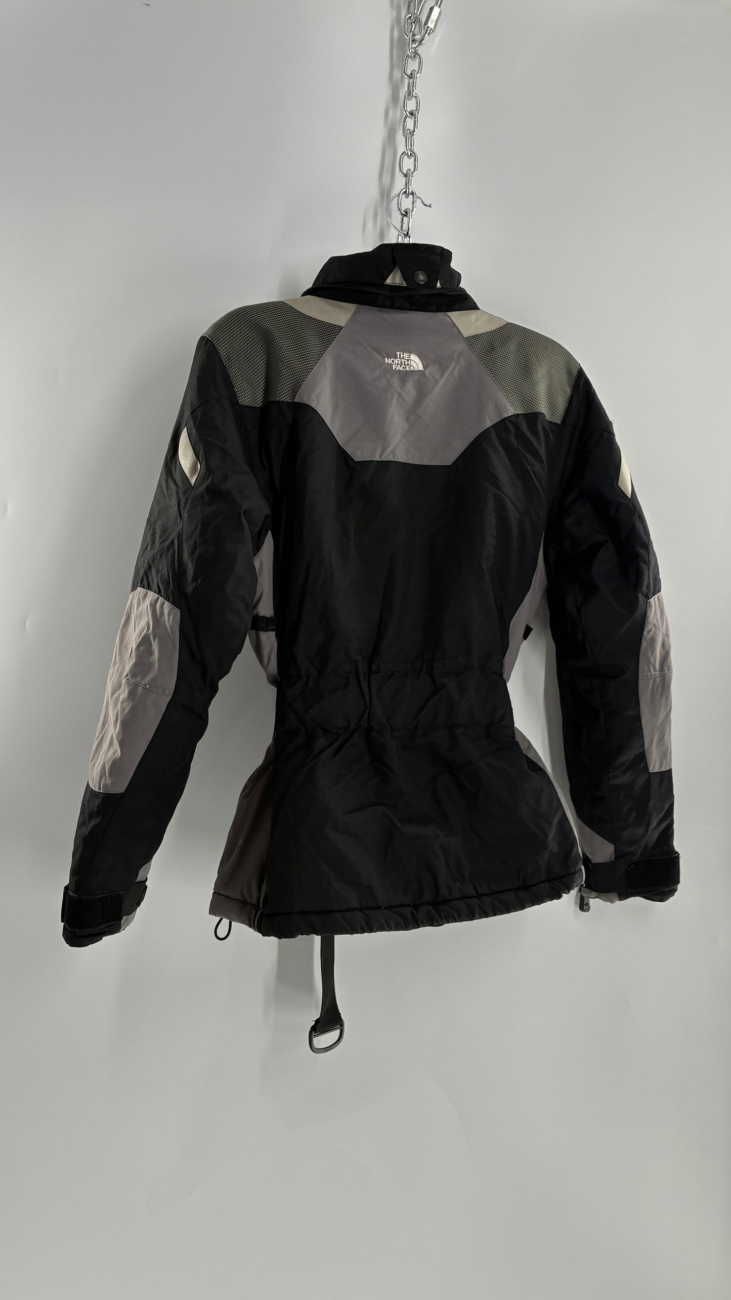 Vintage The North Face Steep Tech Women’s Waist Cinching Belted Ski Style Jacket (Medium)