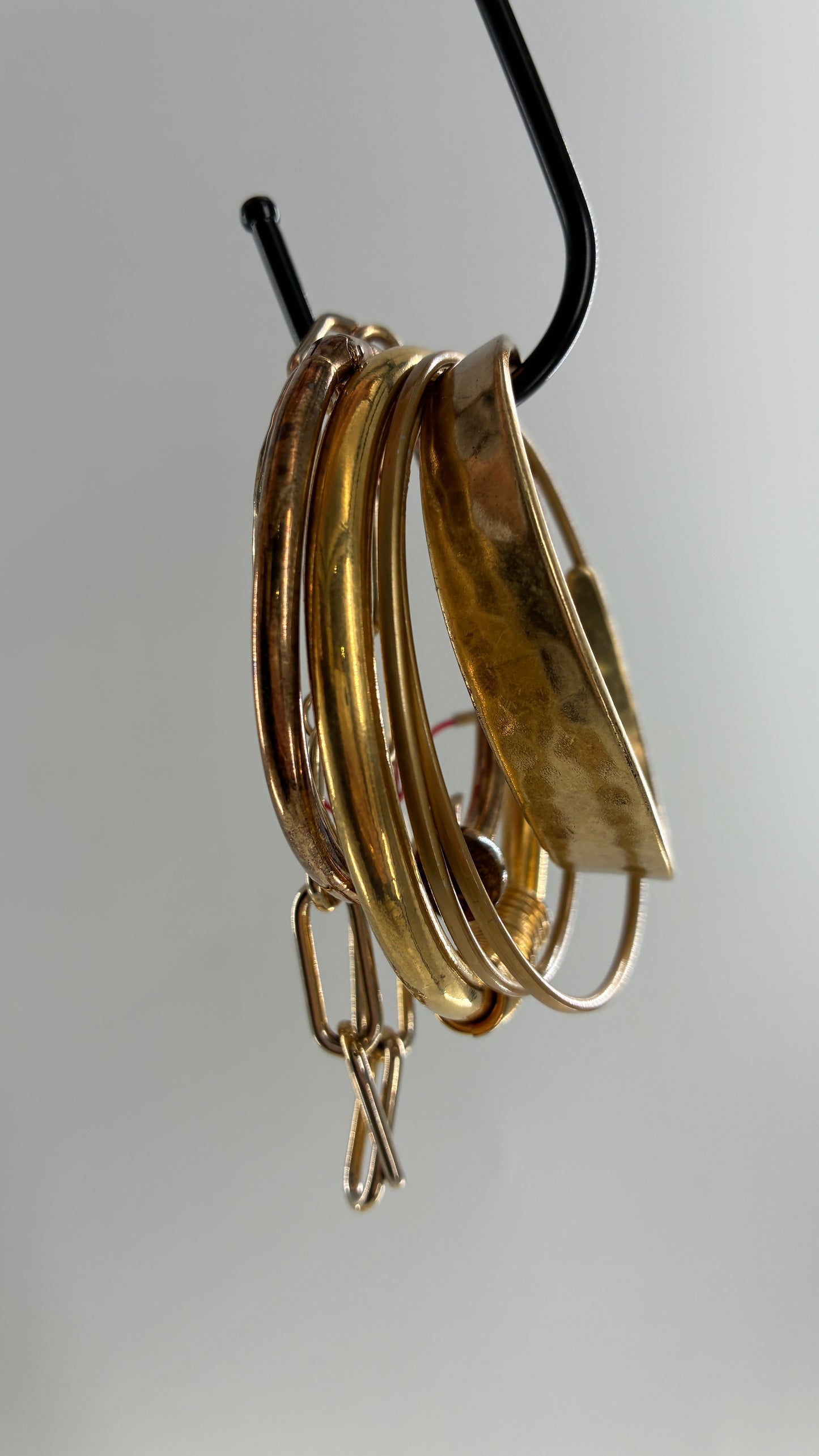 Vintage Set of Gold Bangles and Bracelets