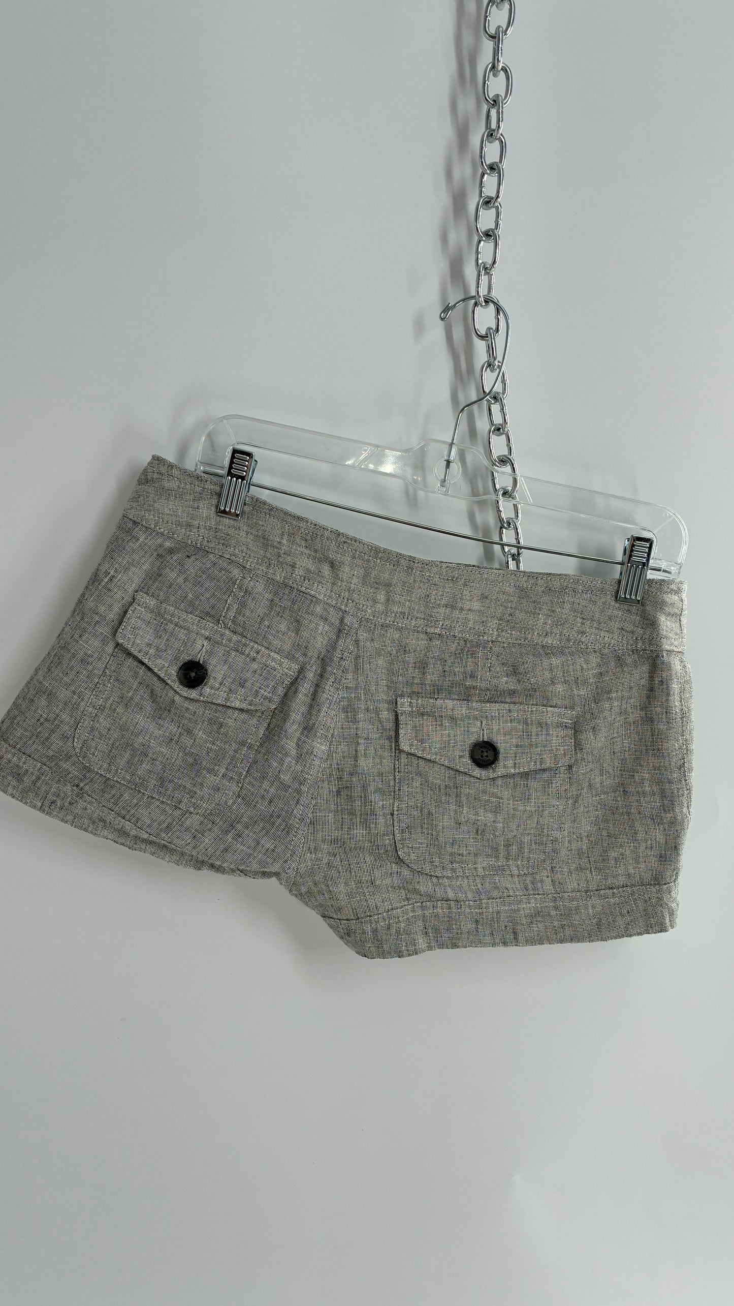 Vintage 1990s EXPRESS Low Rise Micro Short with Button Side Detailing (4)