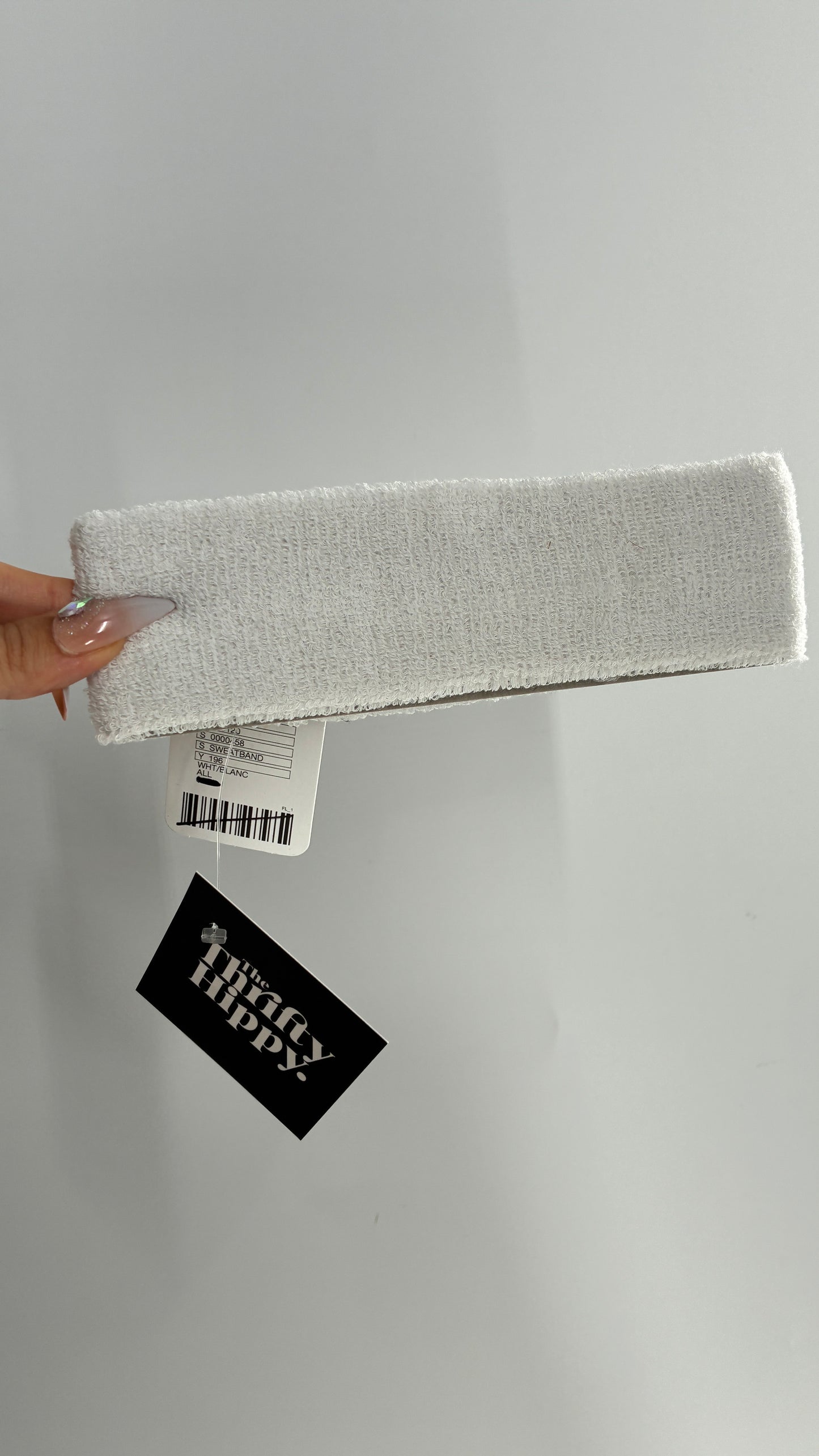 Free People Movement White Sweatband with Tags Attached