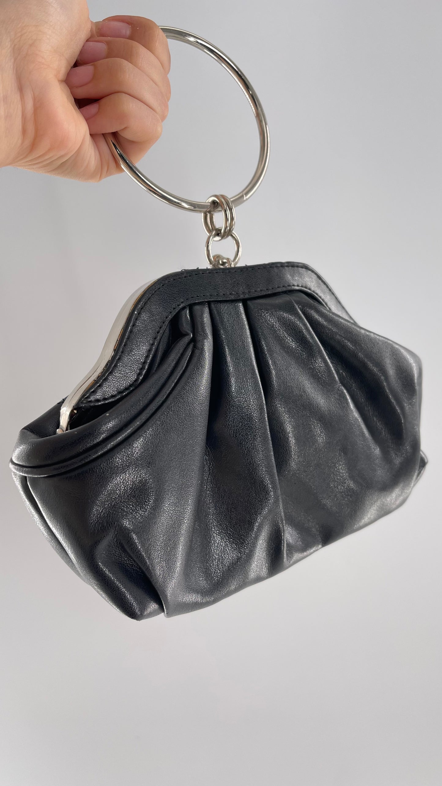 ALDO Black Leather Mini Purse