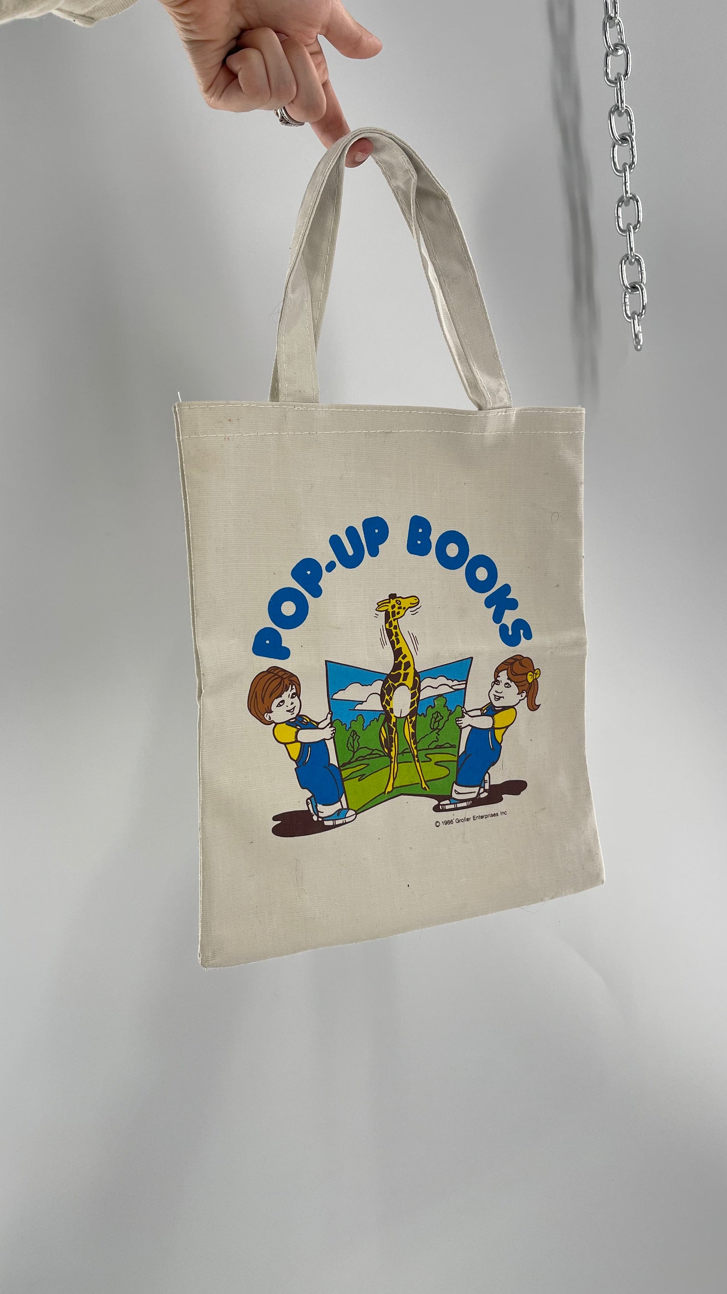 1986 Pop Up Books Mini Tote