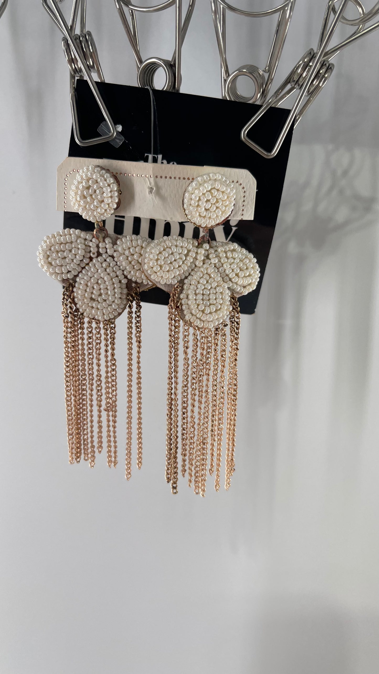 Vintage Pearl Chainlink Earring