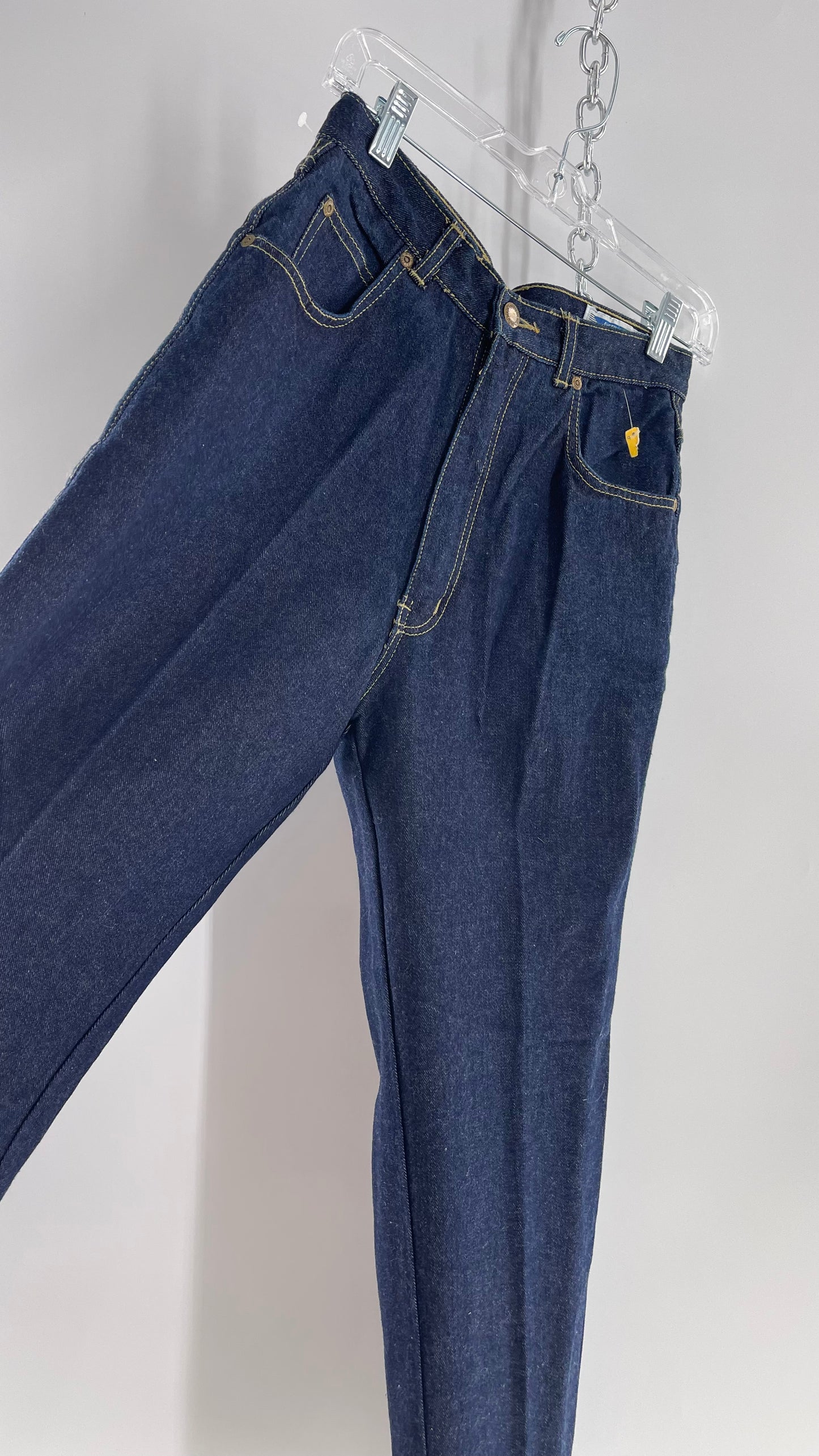 Vintage Justin Allen Dark Wash 70’s-80’s High Waisted Mom Jean (11)
