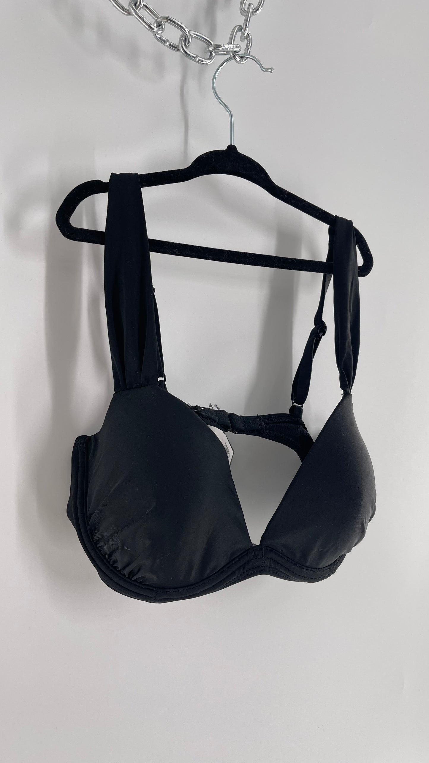 Urban Outfitters Out From Under Black Underwire Swim Top (Medium)