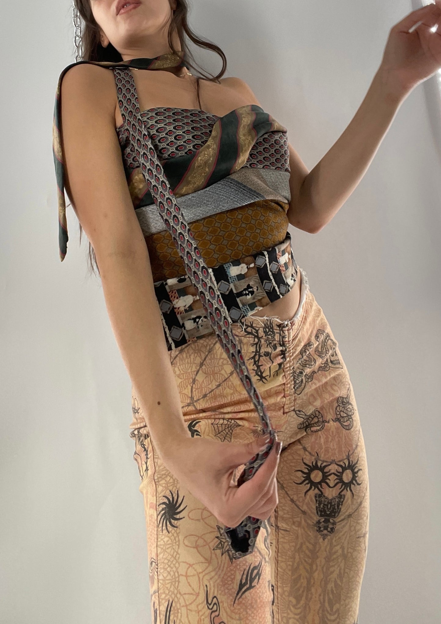All Tied Up Custom Handmade Top (One Size)