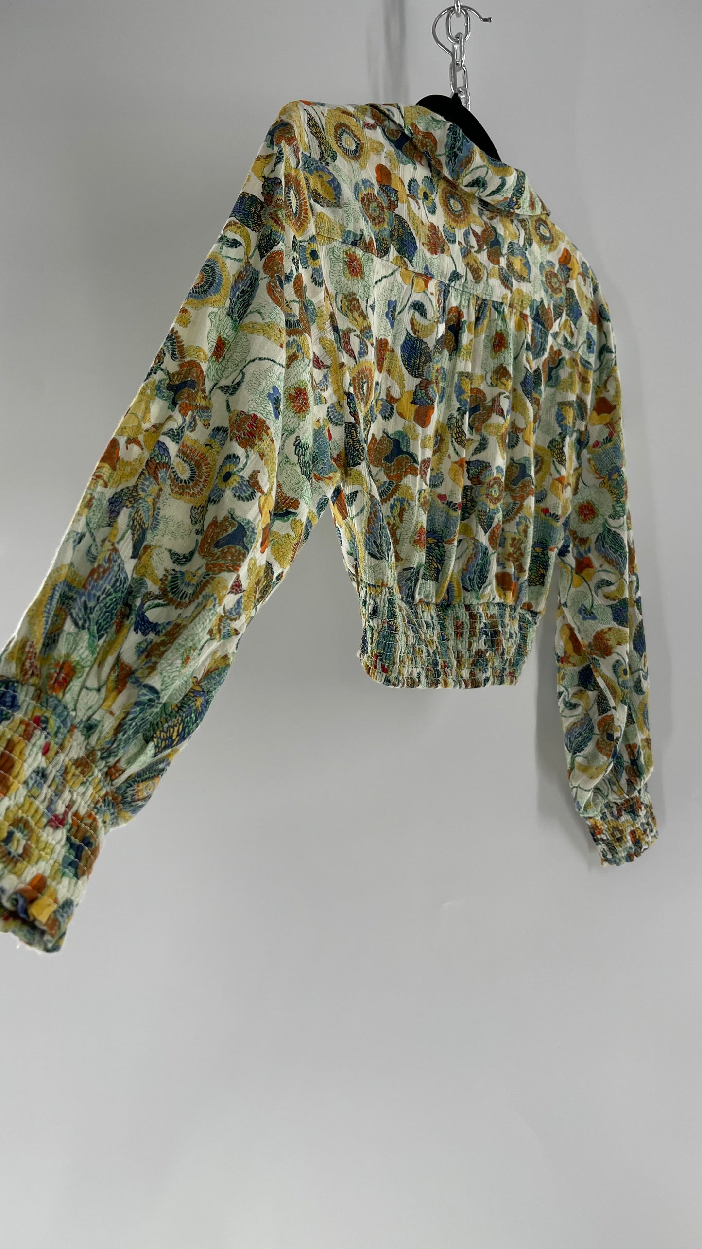 Anthropologie Collared Crop (XXS)