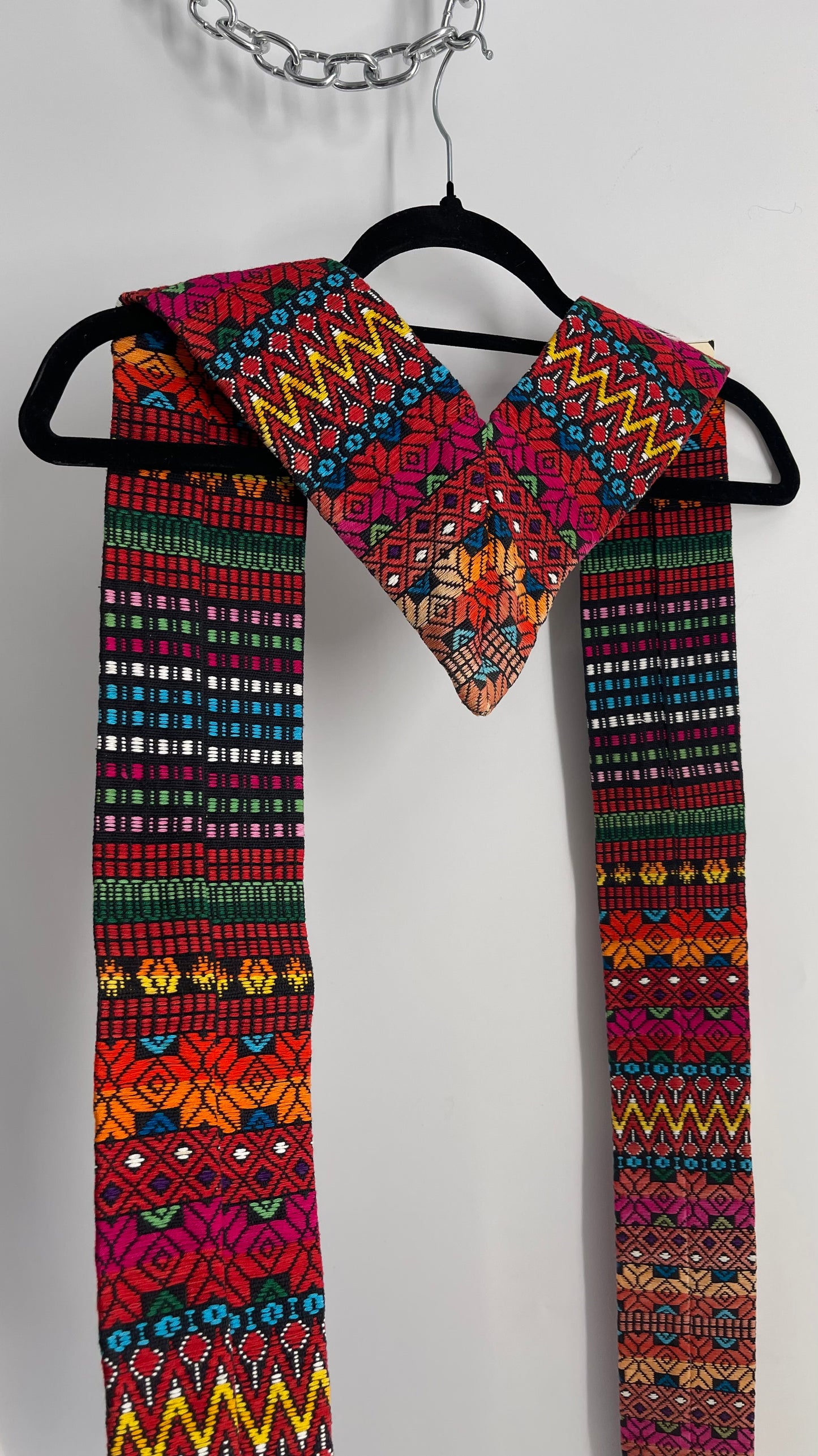 Vintage Multicolored Project Quetzal Knit Woven Priest Stoll