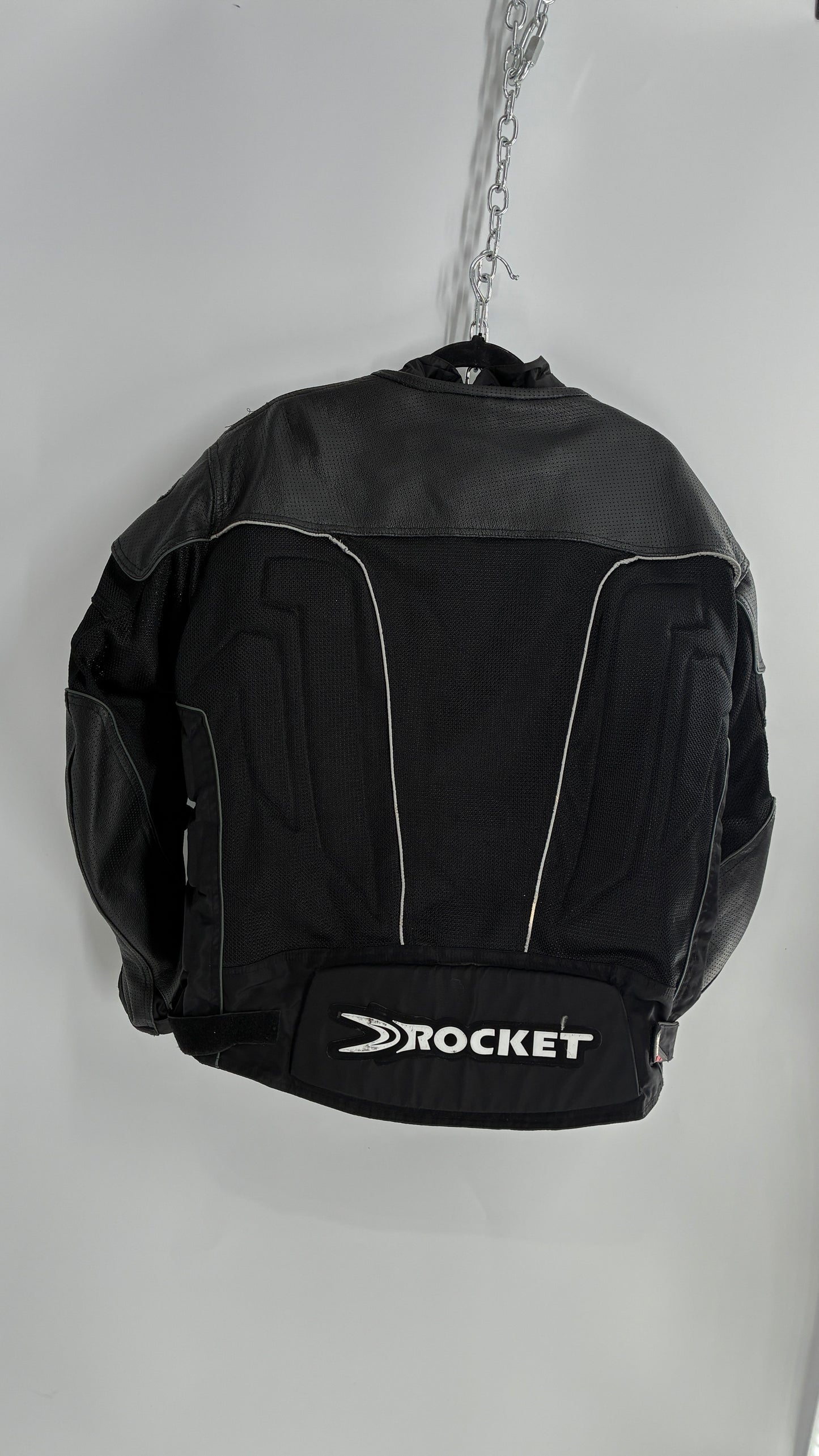 Vintage JOE ROCKET Padded Motorcycle Jacket with Tags Attached (XXL)