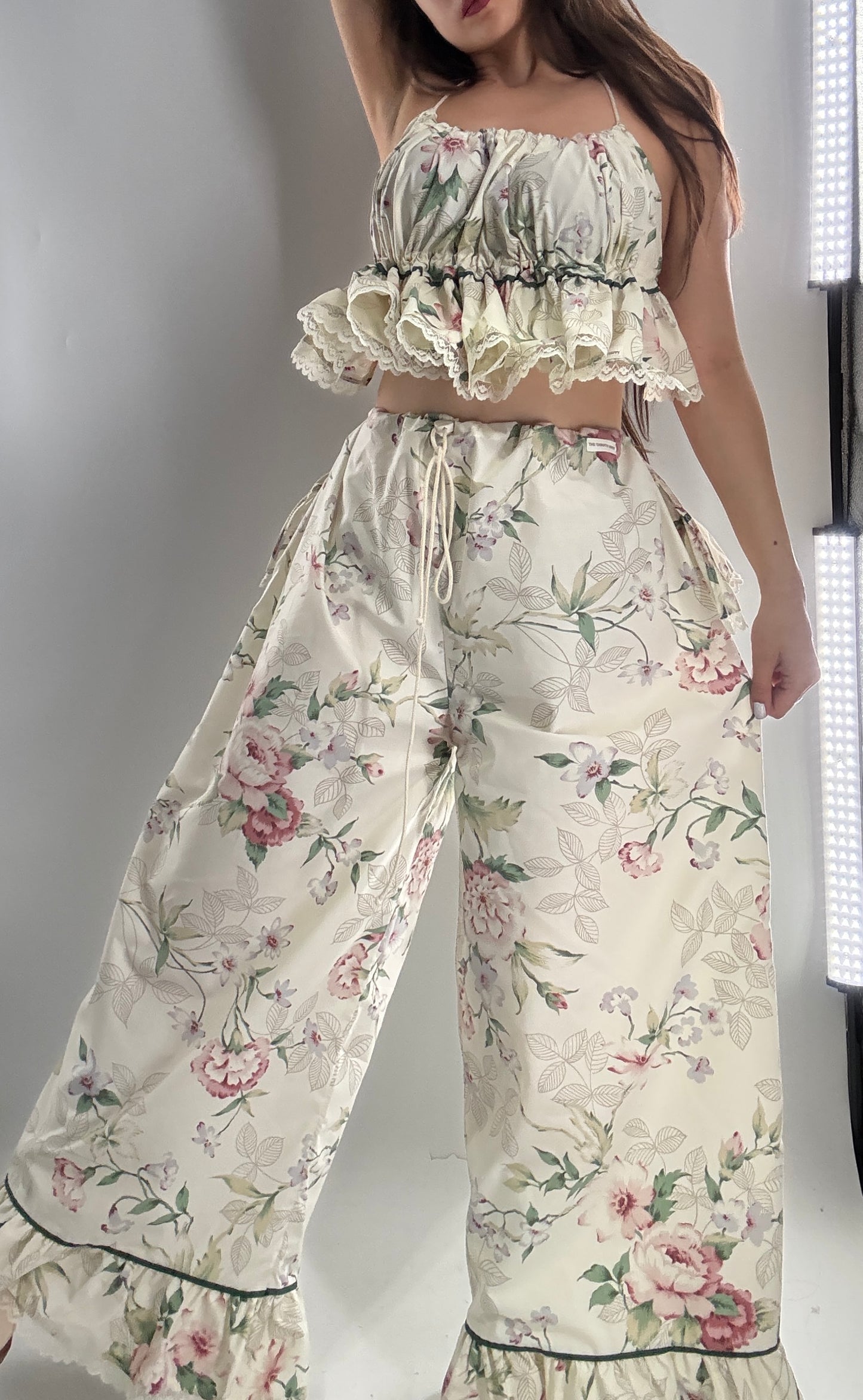 Vintage Floral Handmade Two Piece Play Set (XS-M)
