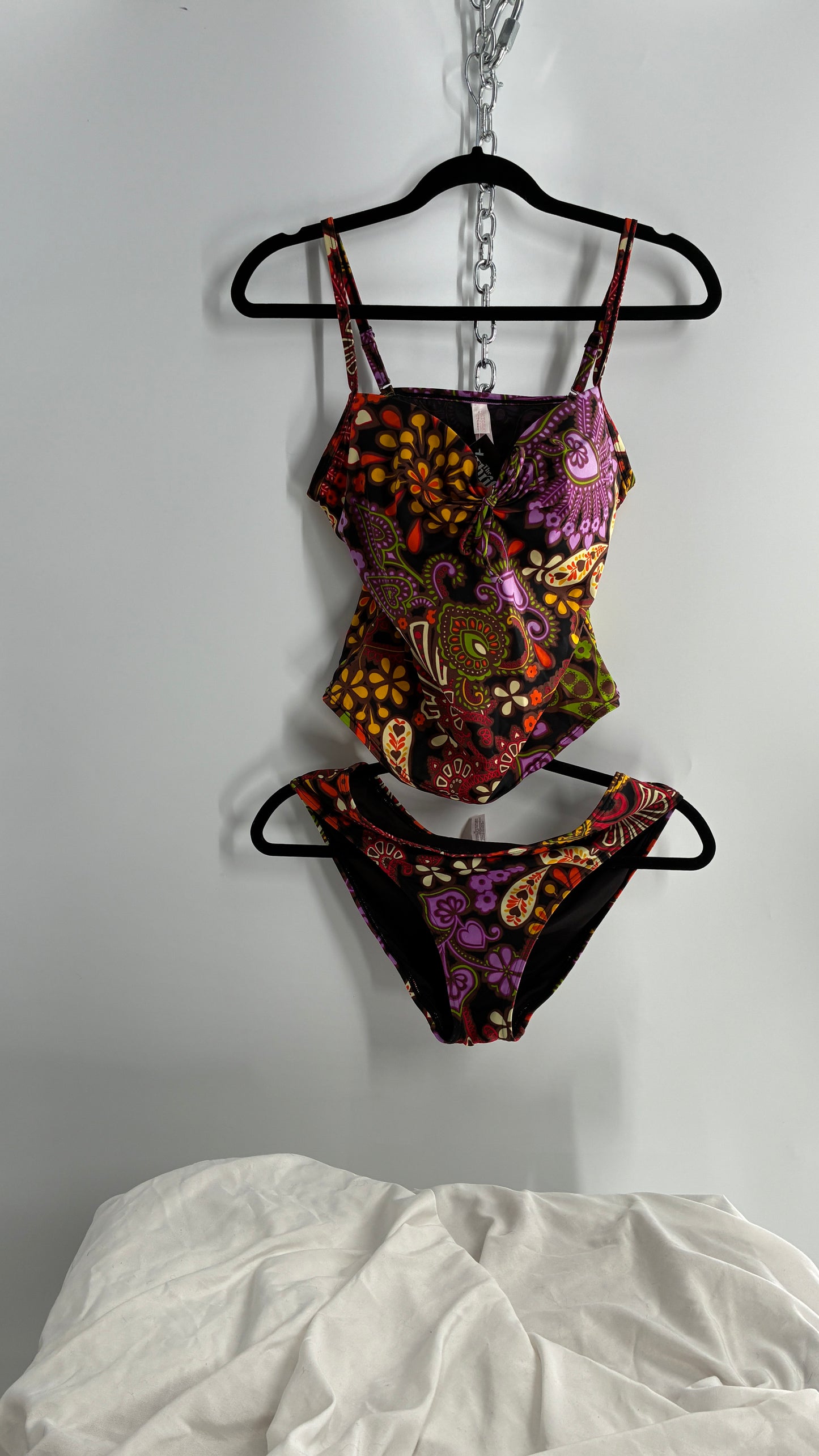Vintage Victoria’s Secret Tankini Set with Built-In Underwire (36C, L)