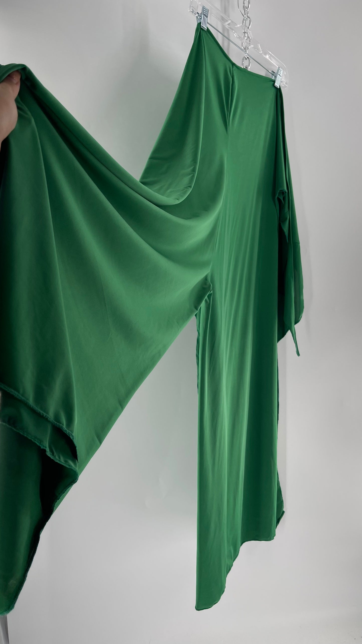 Handmade 9 in 1 Kelly Green Lycra Jumpsuit (One Size) •AS SEEN ON TIKTOK•