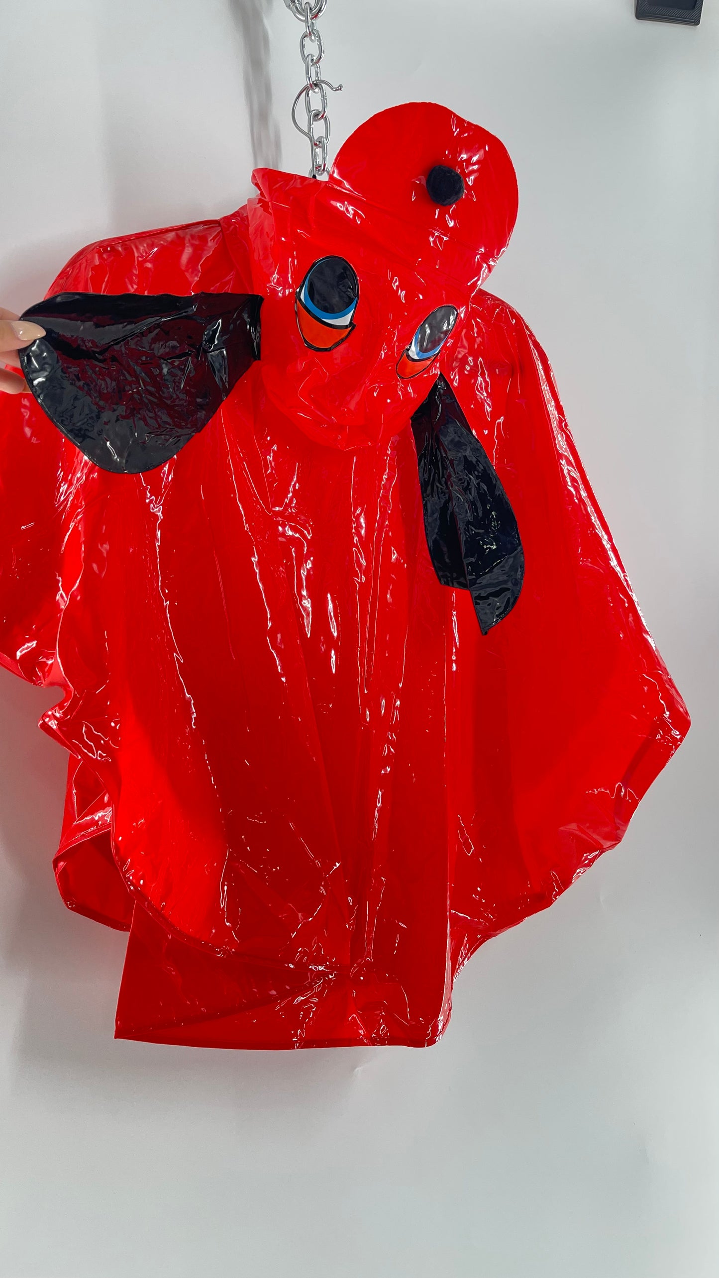 Deadstock Vintage Puddle Duds Puppy Rain Poncho with Dog Hood and Floppy Ears ‘90s (One Size)