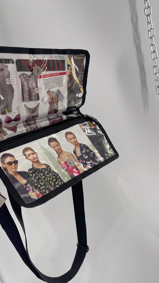 Deadstock Vintage Magazine Bag with Adjustable Strap