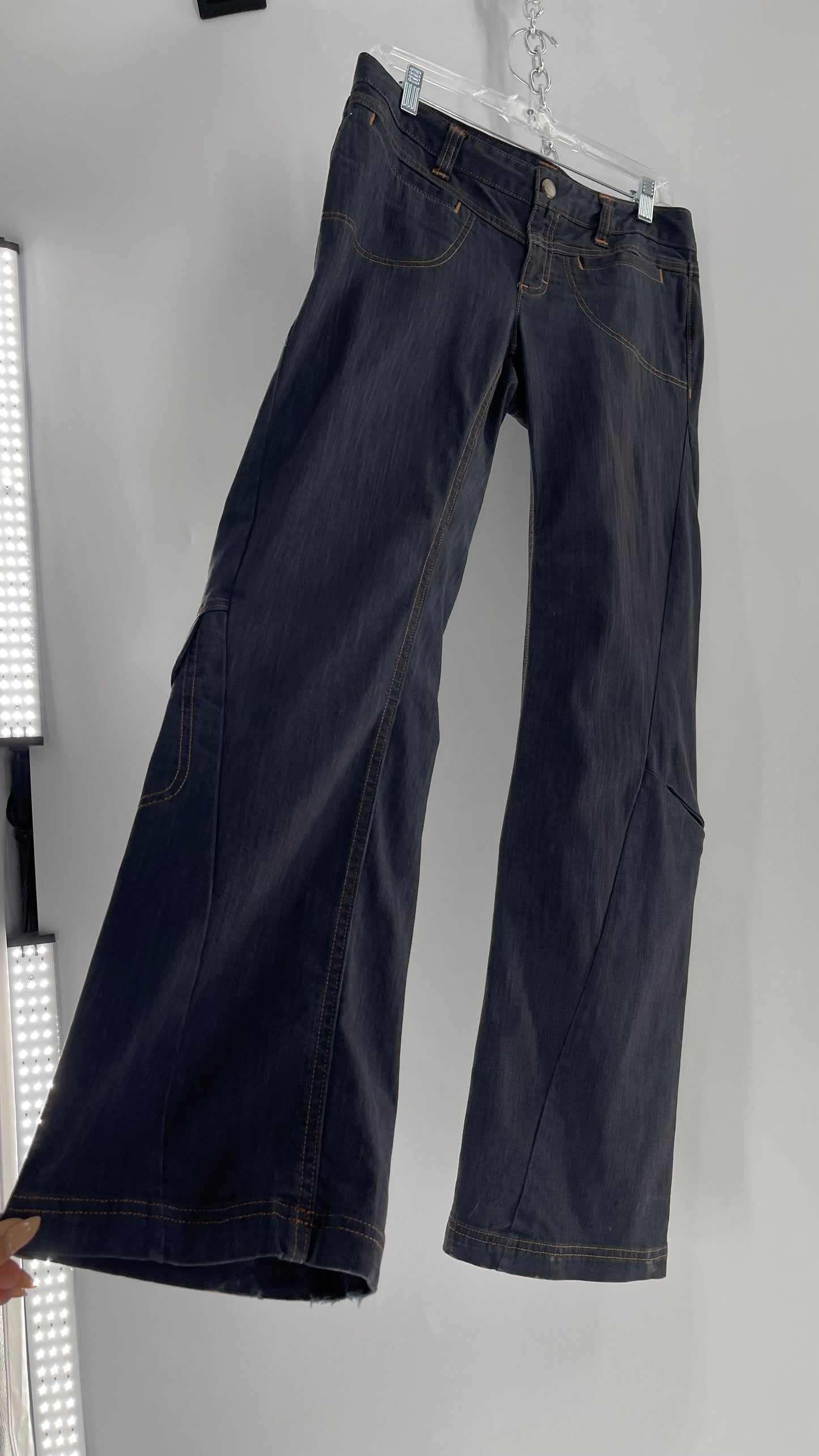 Athleta Flare Denim Cargos (6)
