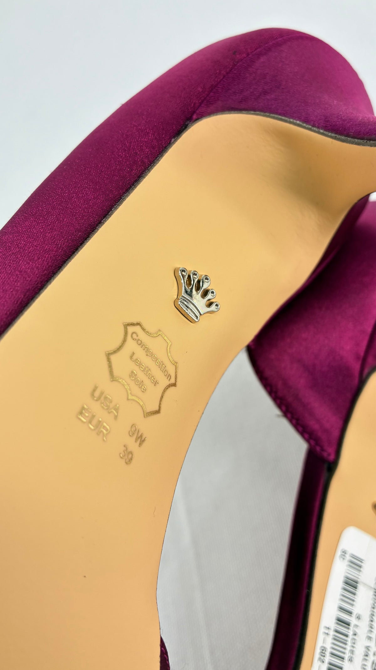 NINA Fuchsia Satin Kitten Heels (9)