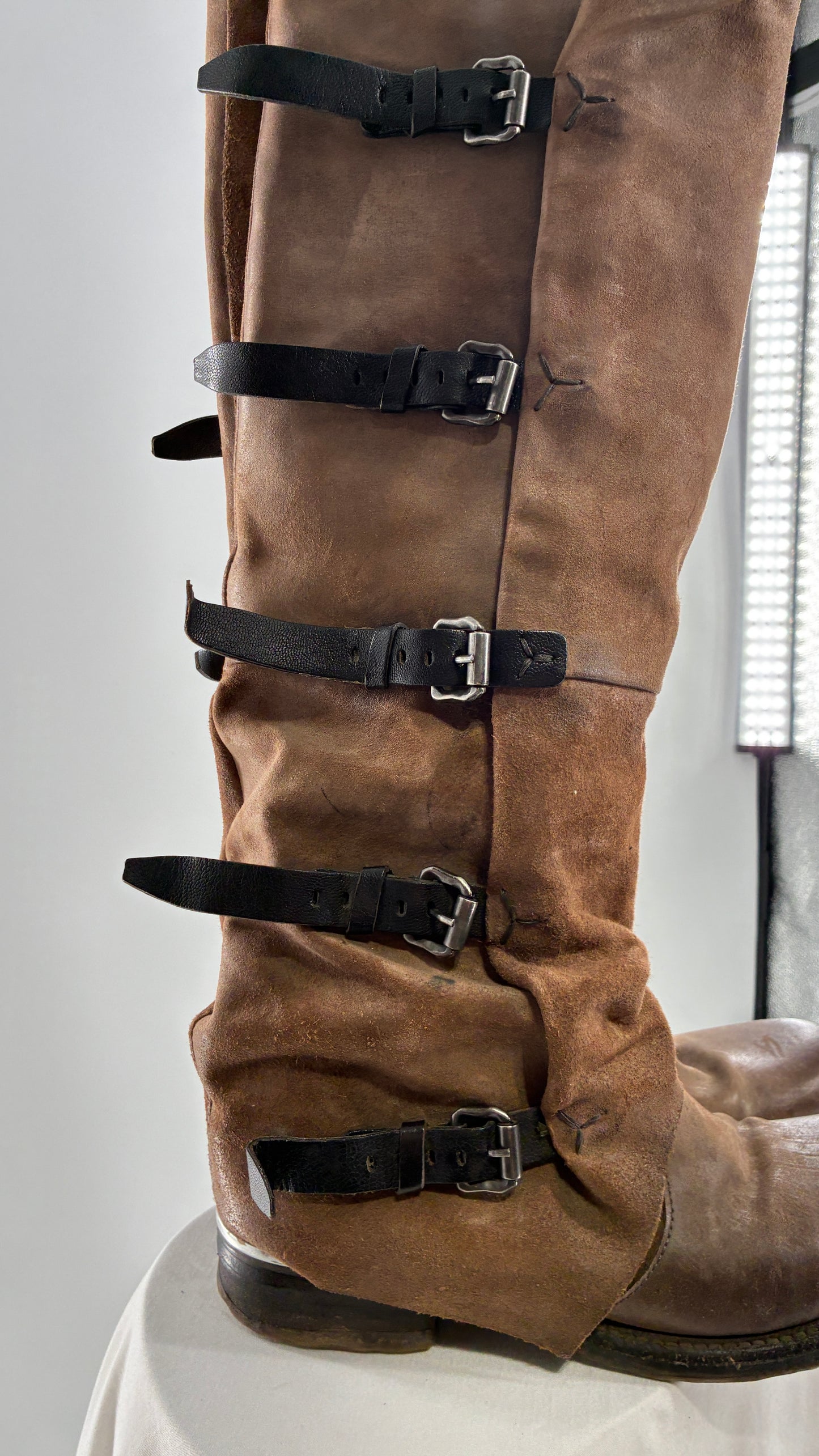Tatum Over the Knee AS98 Distressed Worn Boots (41)