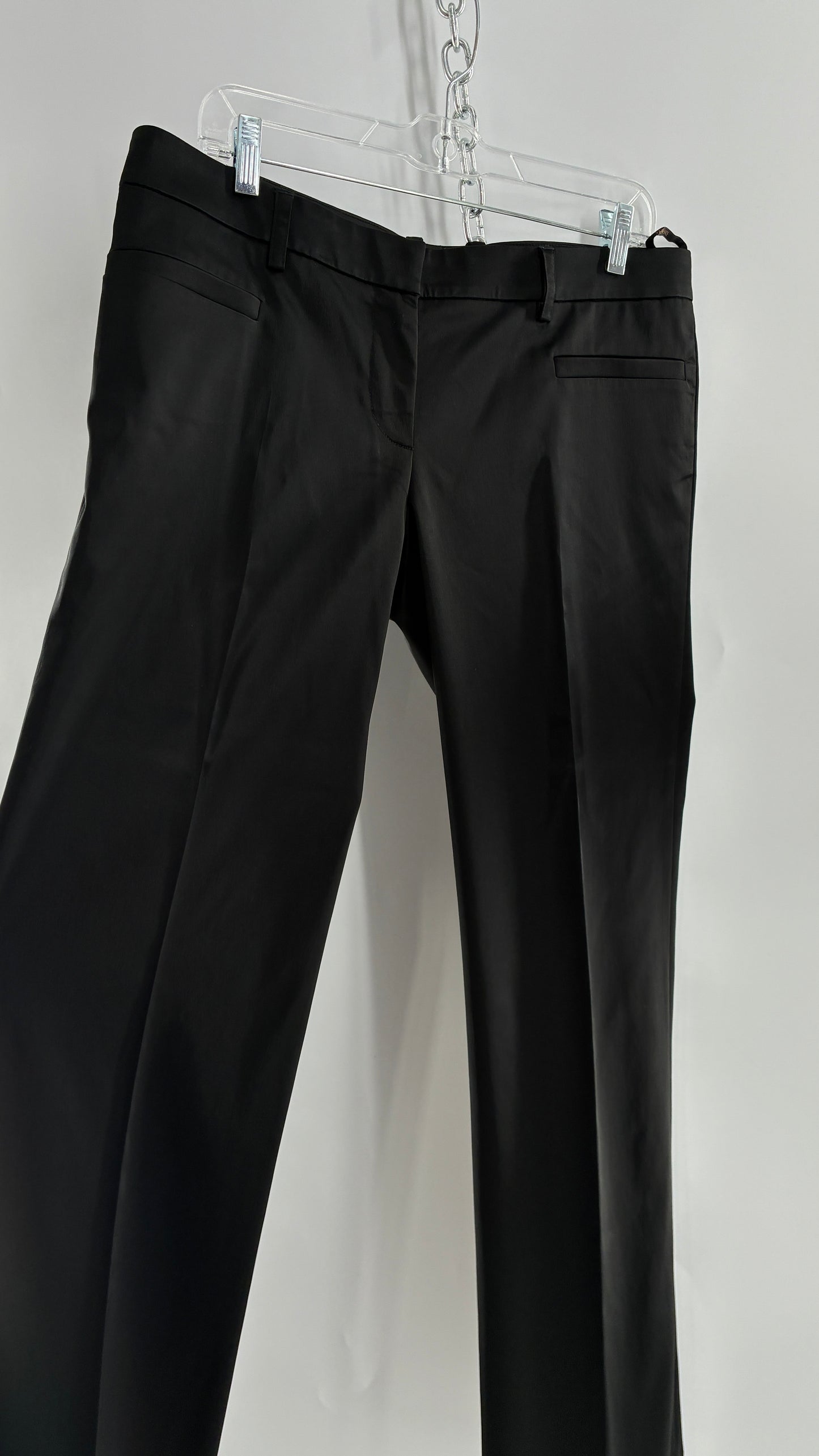 Vintage VERSACE Black Pleated Low Waisted Trouser (46/12)