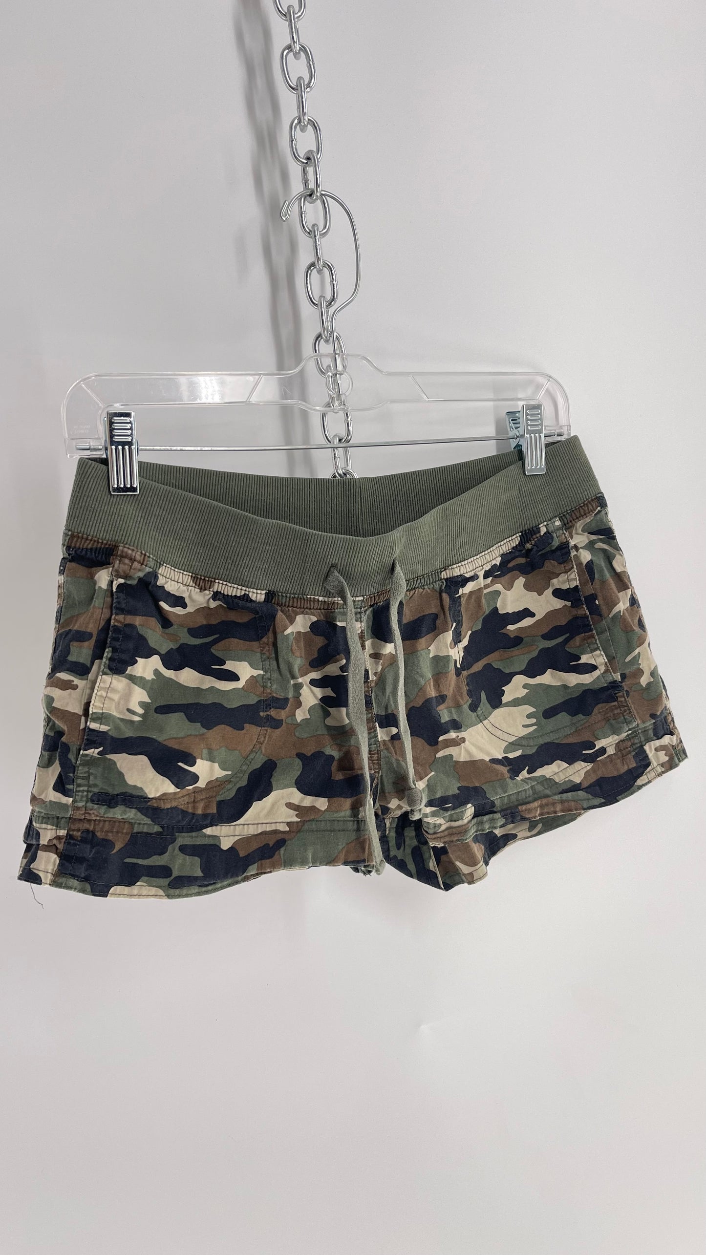 Vintage Camo Booty Shorts (Medium)