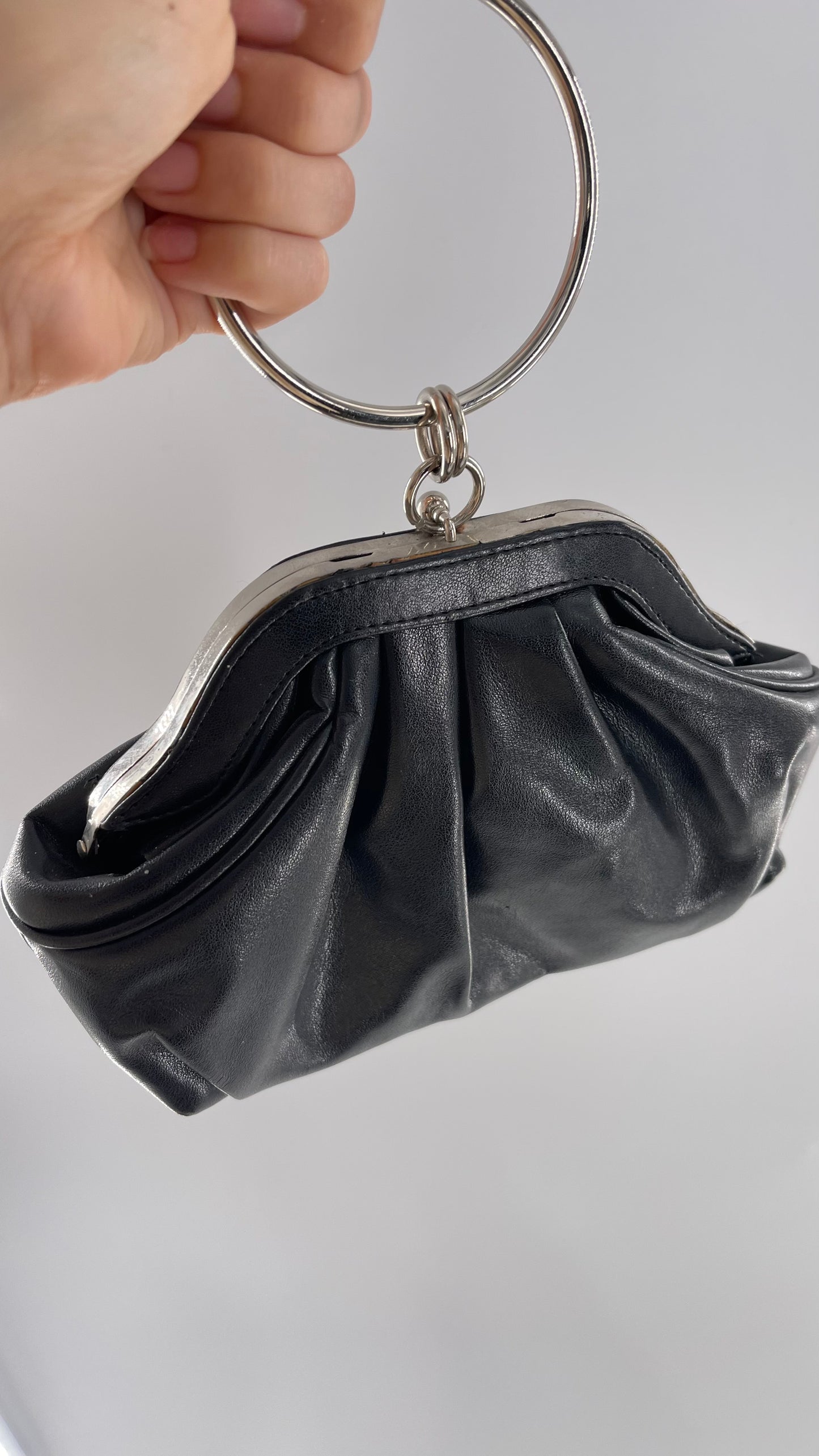 ALDO Black Leather Mini Purse