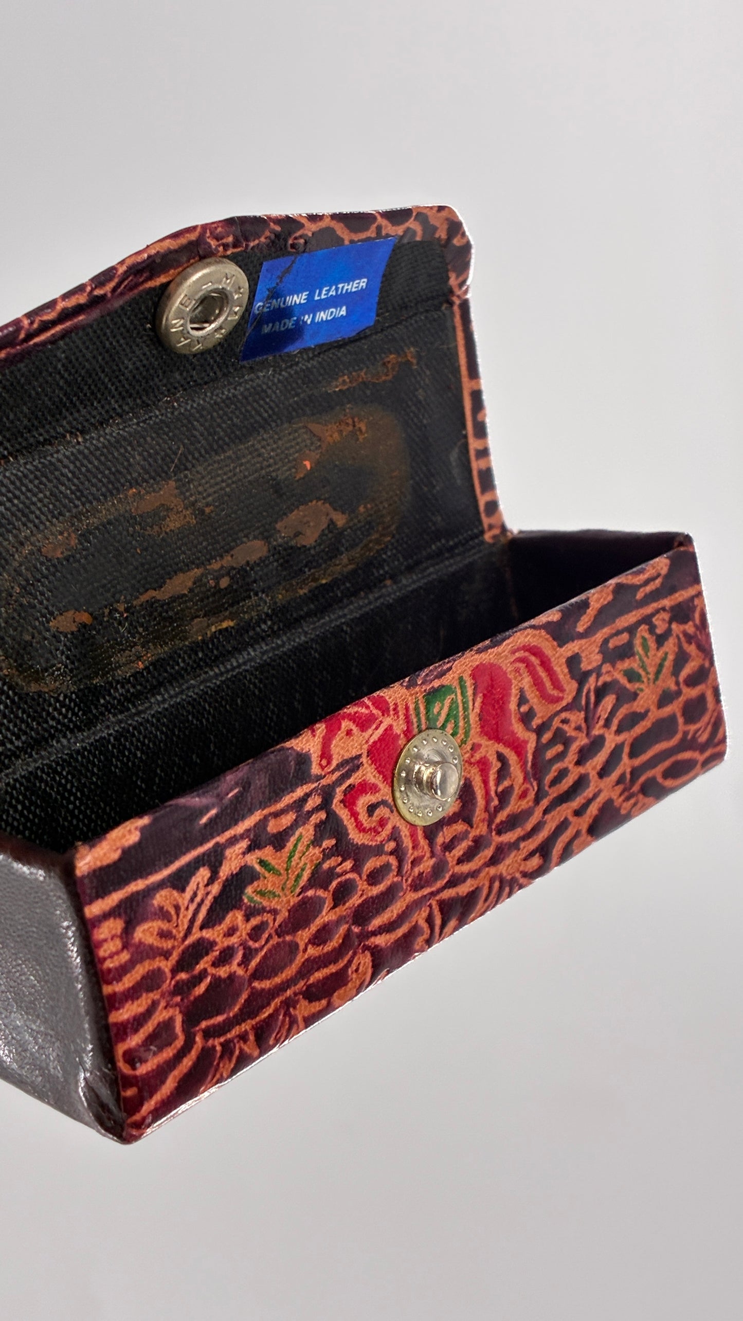 Vintage 1980s I ♥️ NEW YORK Leather Lipstick Case