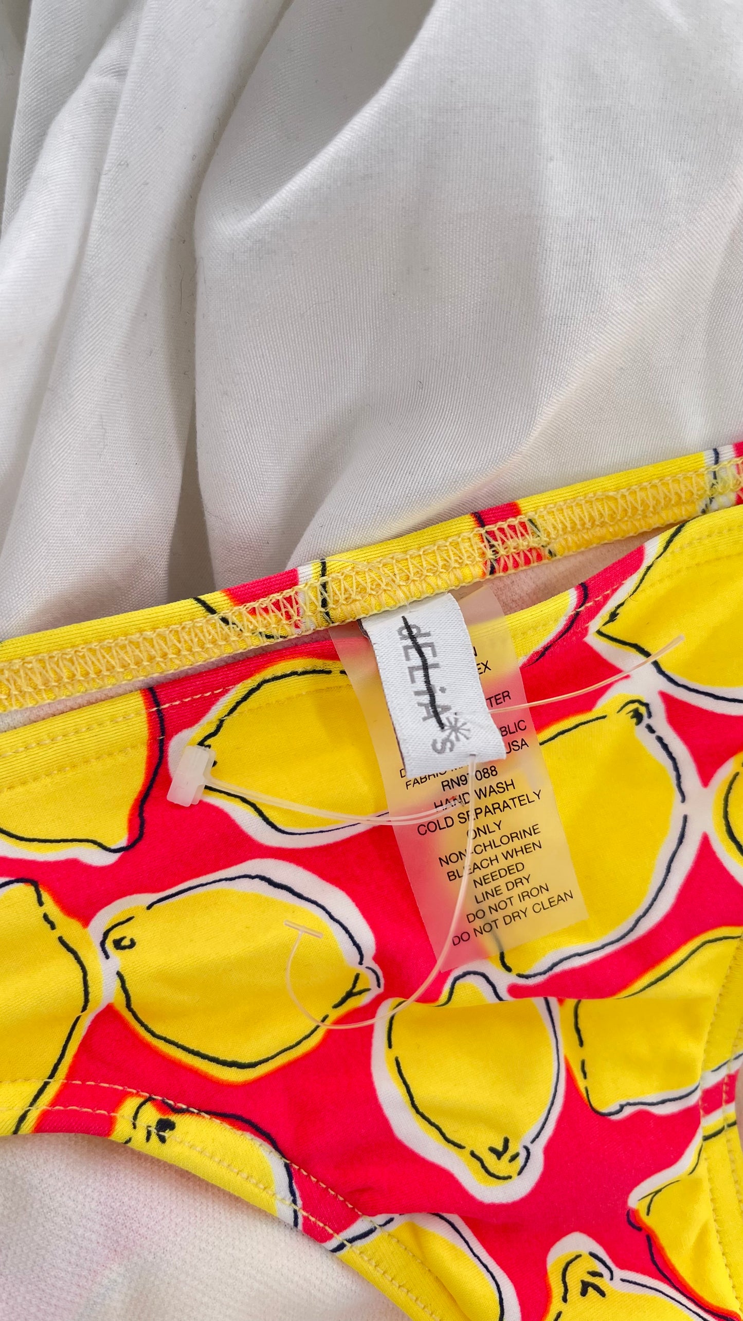 dELiA’s Lemon Bikini Bottoms (XS)