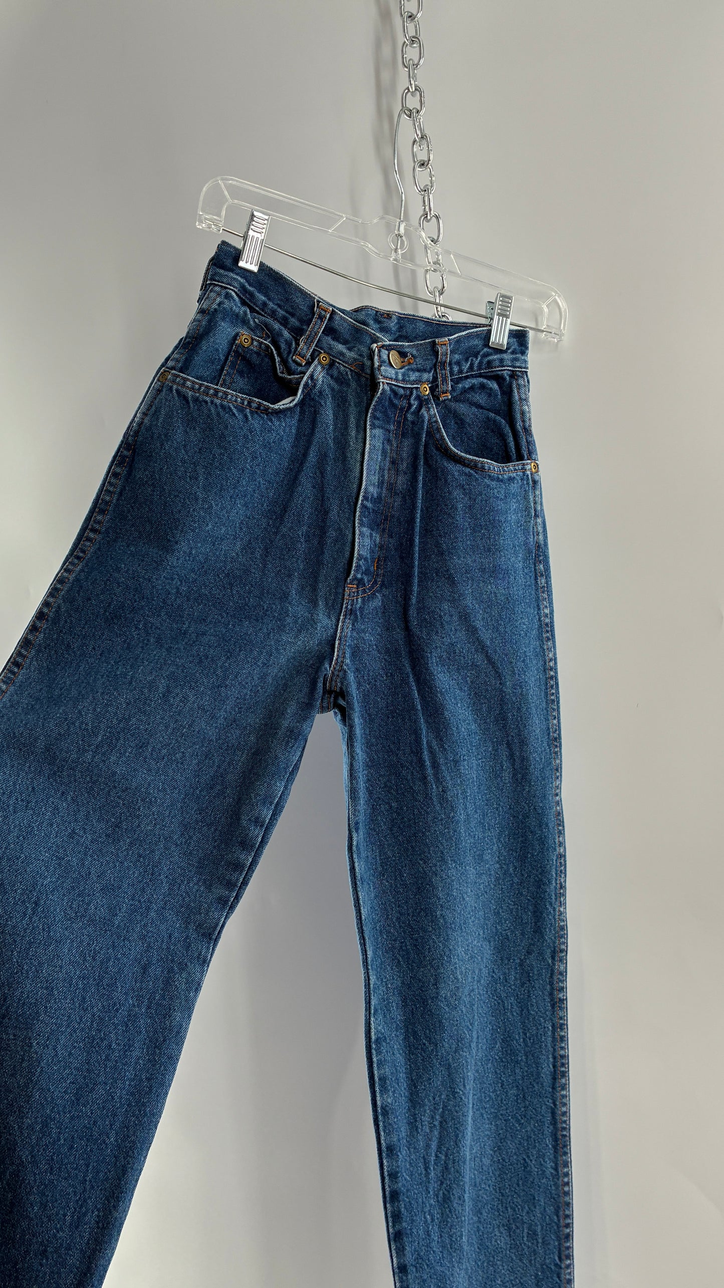 Vintage 1980s CHIC Ultra High Waisted Jeans (5Tall)