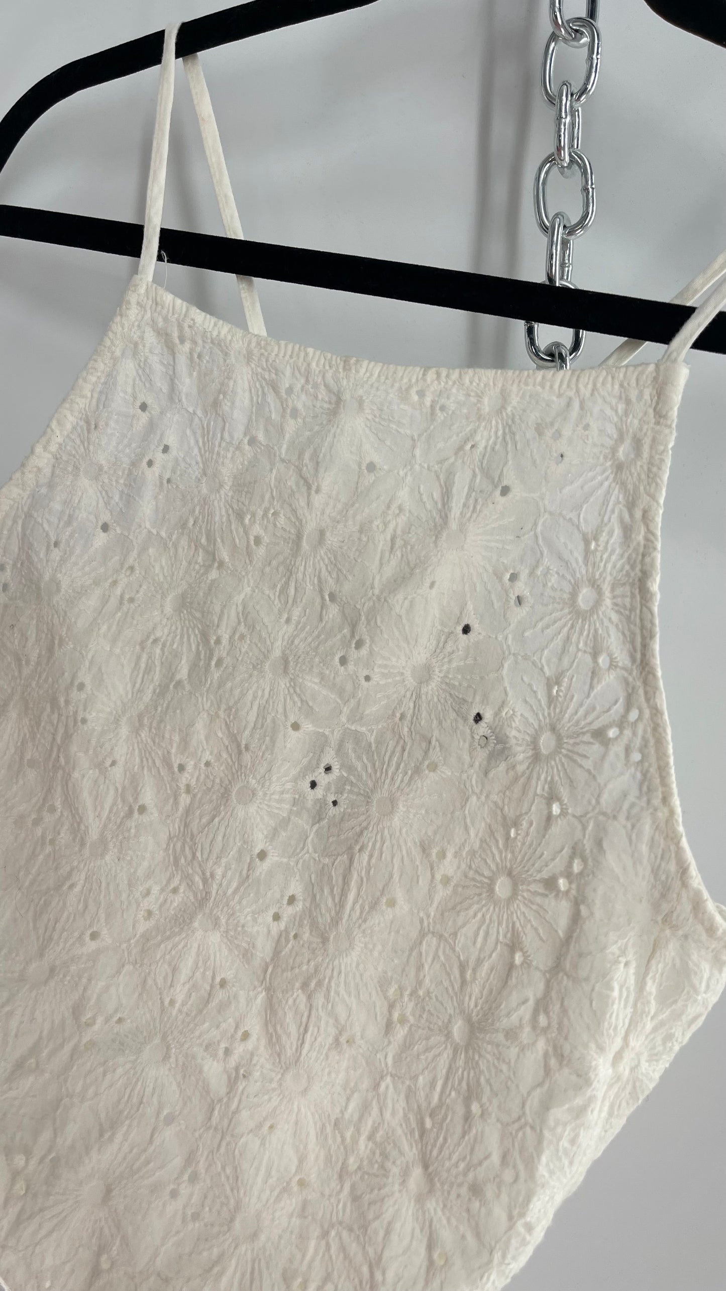 Brandy Melville Eyelet Lace Waist Tie, Open Back (One Size)