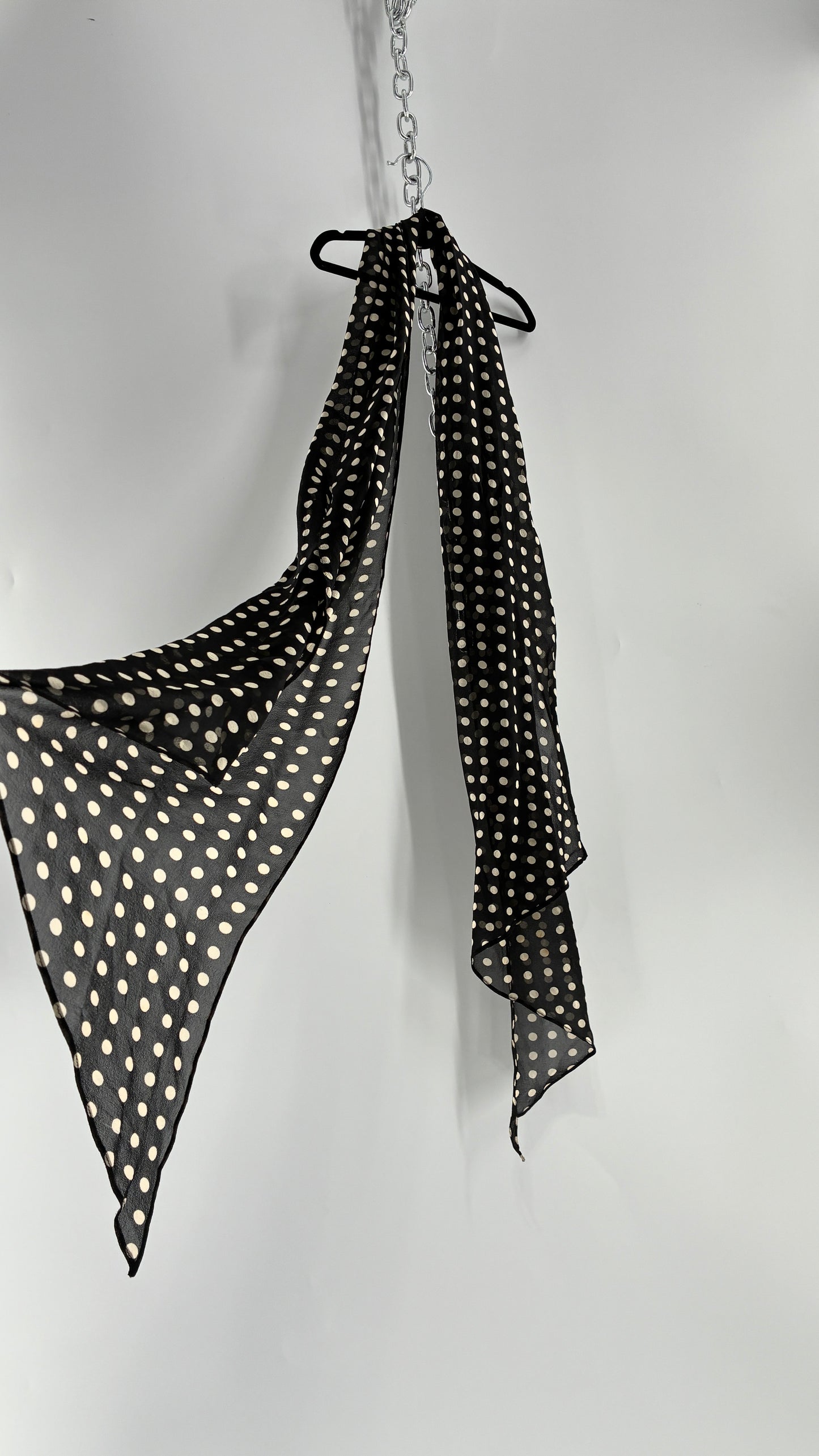 Vintage Polka Dot Scarf