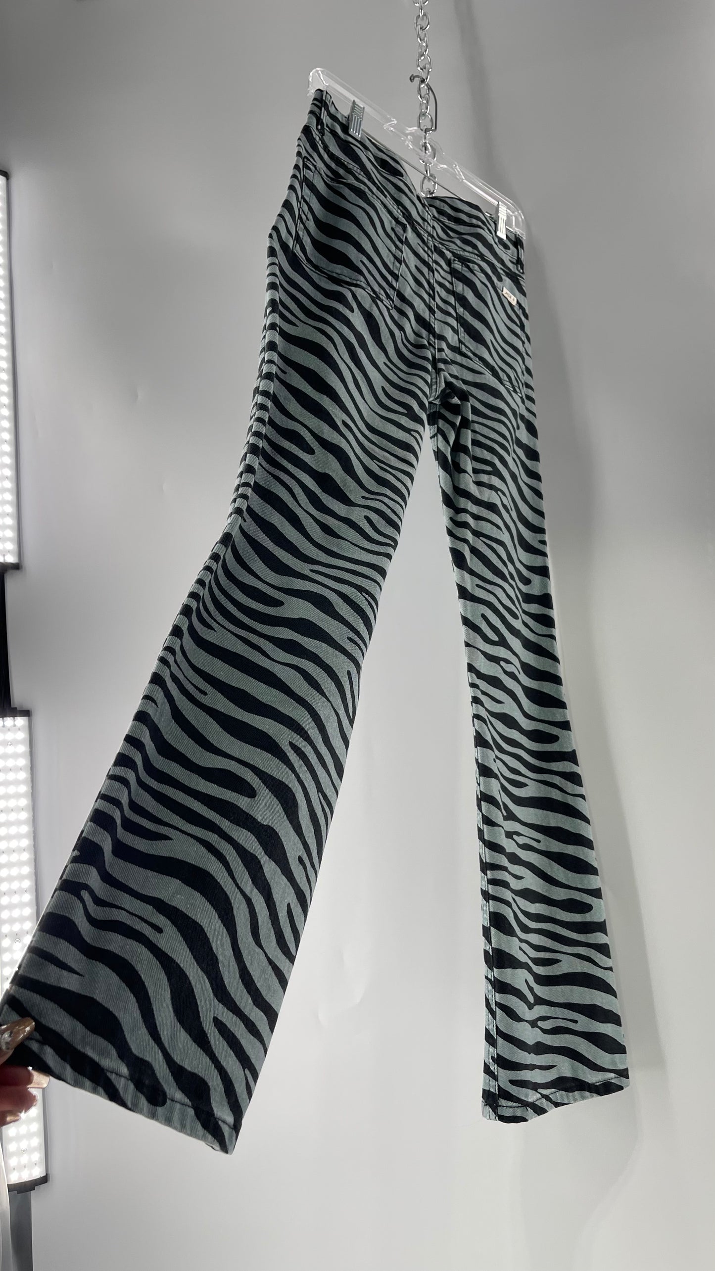 Milk It Baby Blue Kickflares in Zebra Patterning (26)