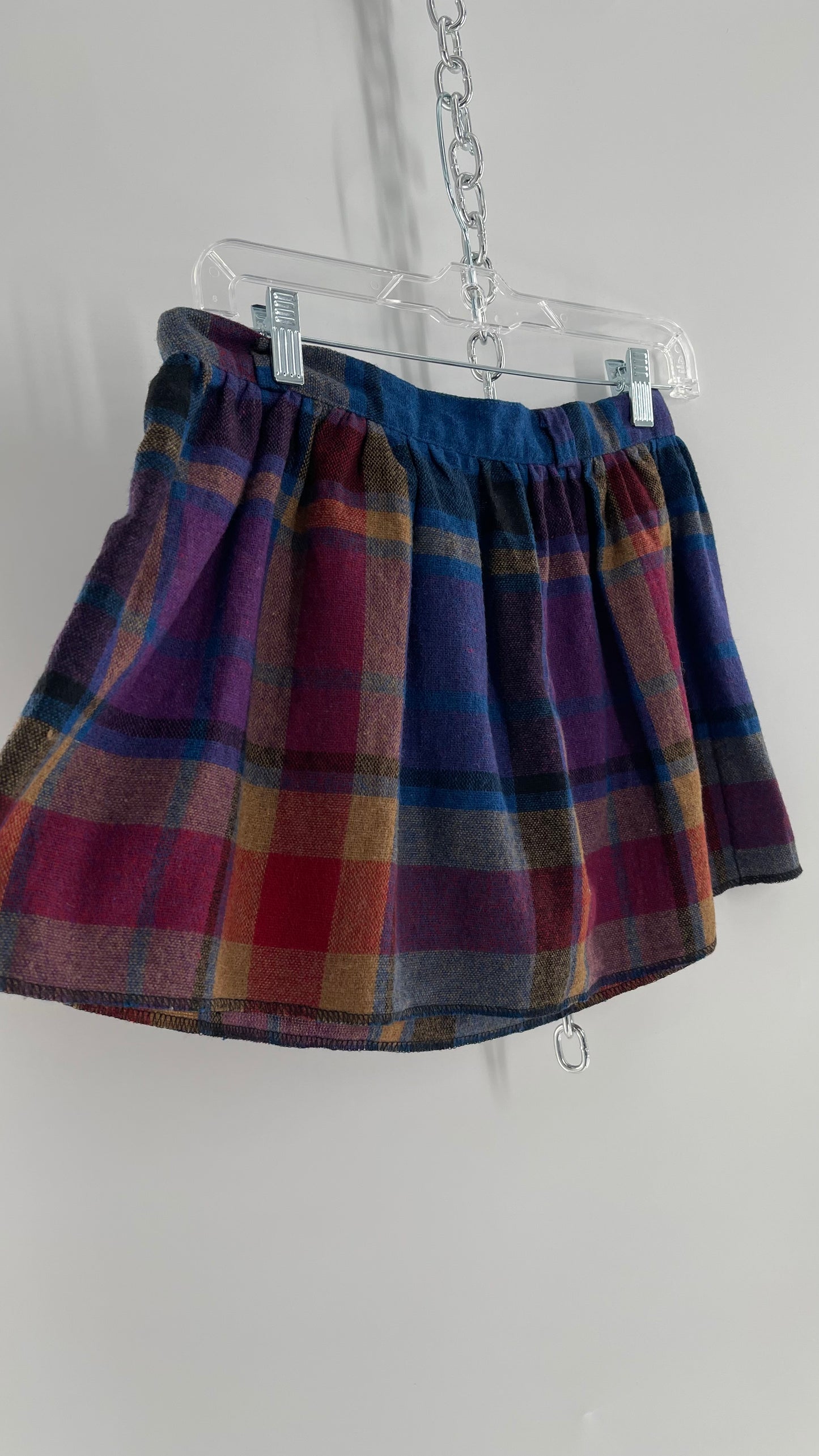 Urban Outfitters Urban Renewal Plaid wool Skirt with Tags Attached (XS)