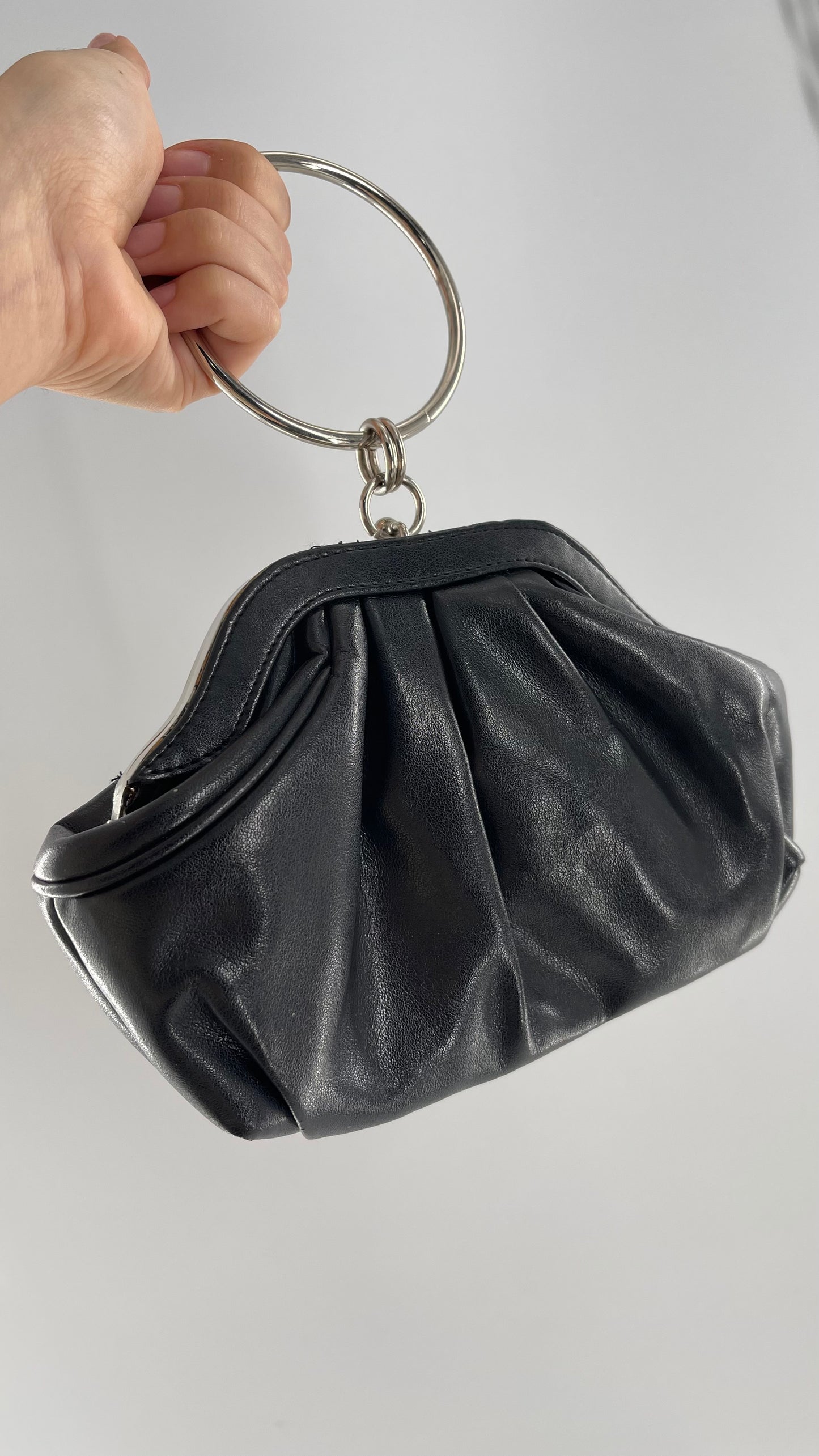ALDO Black Leather Mini Purse