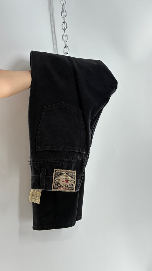 Deadstock Vintage 1980s EXPRESS Black High Waisted Mom Jean (5/6)
