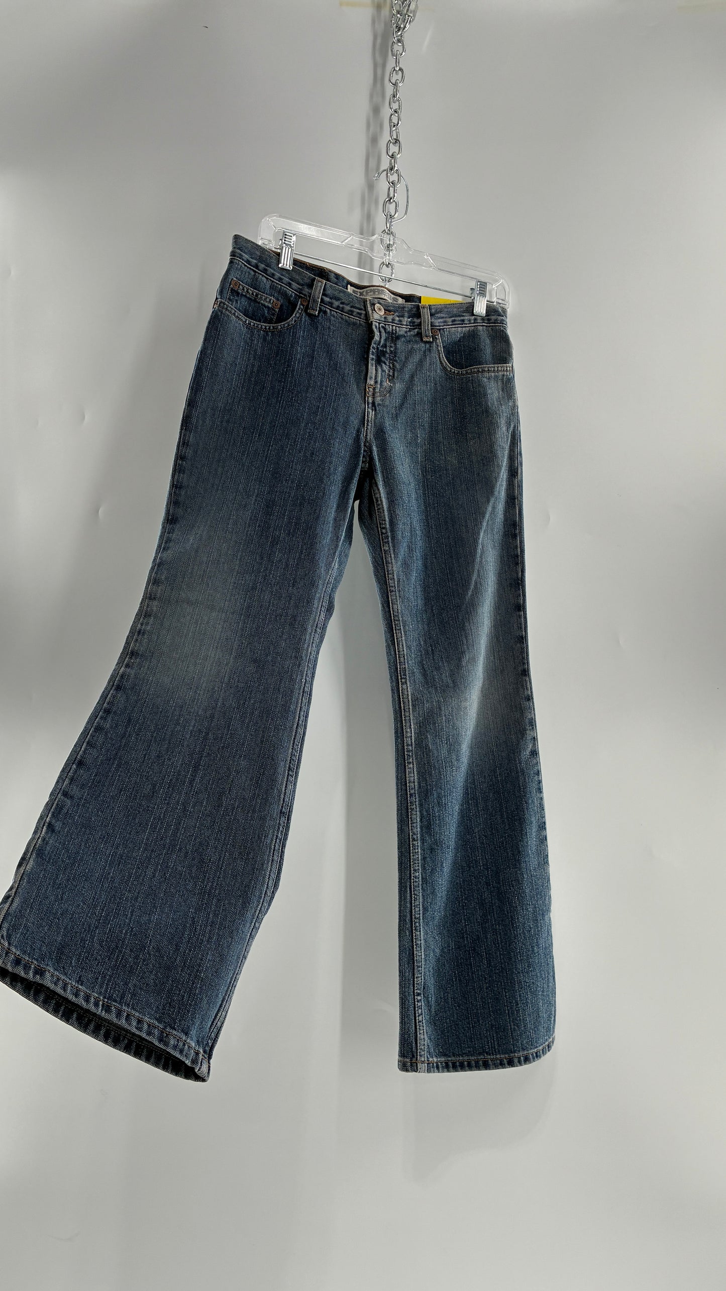 Deadstock Vintage EXPRESS Low Rise Flared Jeans (7/8)