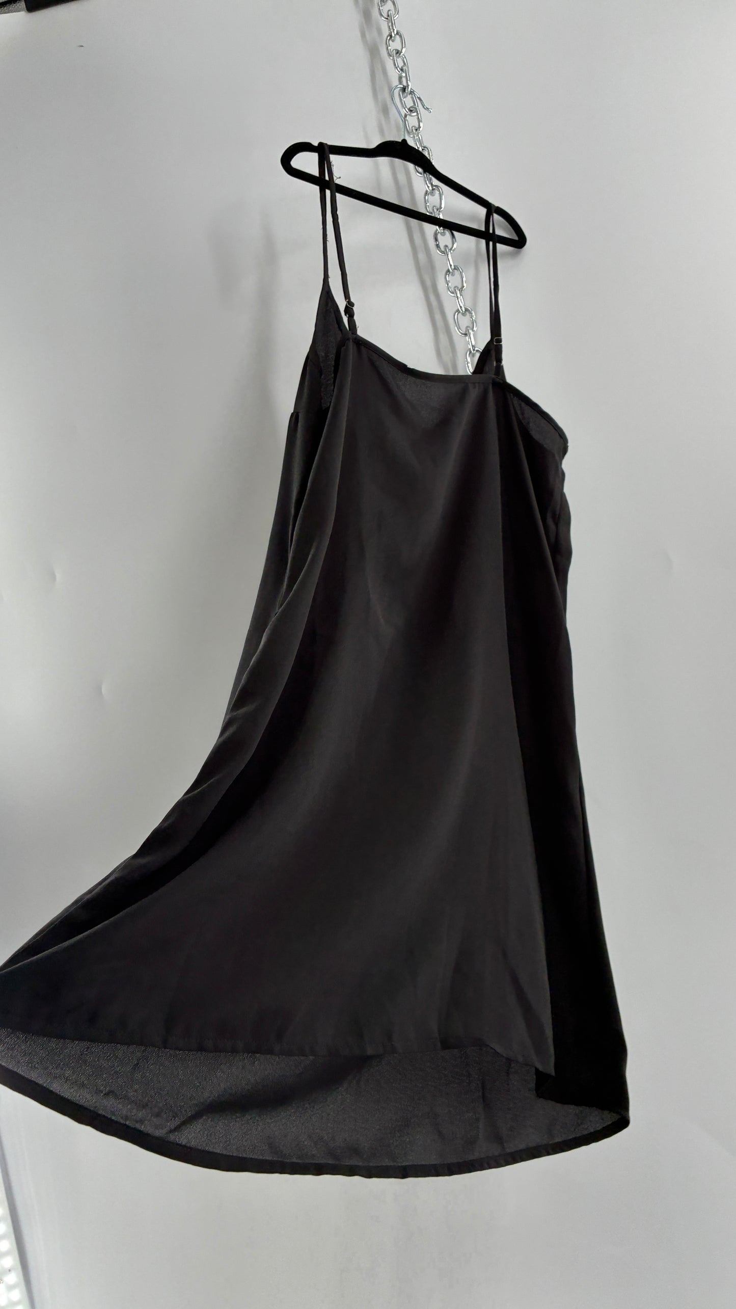 Black Slip Dress (Small)