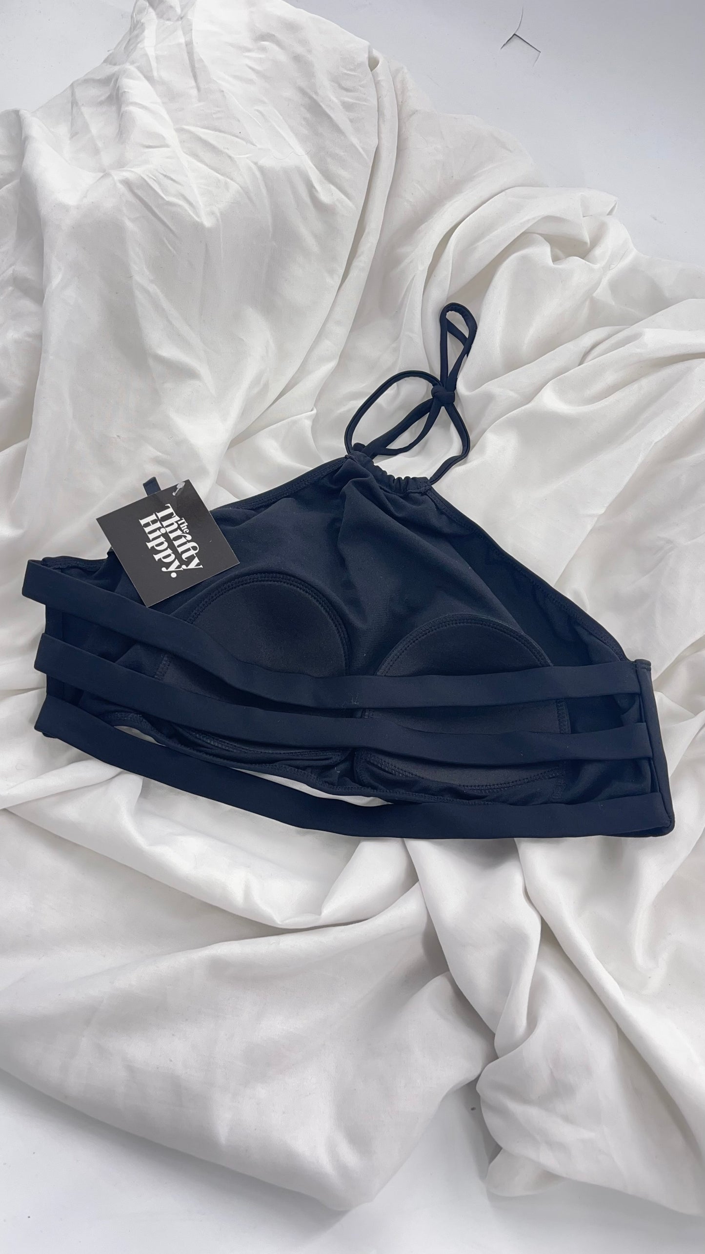 Pacsun LA Hearts Malibu Black Halter (XL)