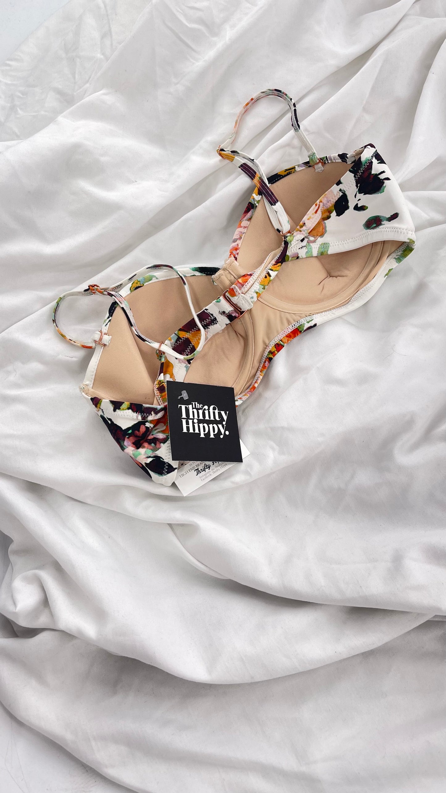 Anthropologie Sea Folly Floral Underwire Top (34D)