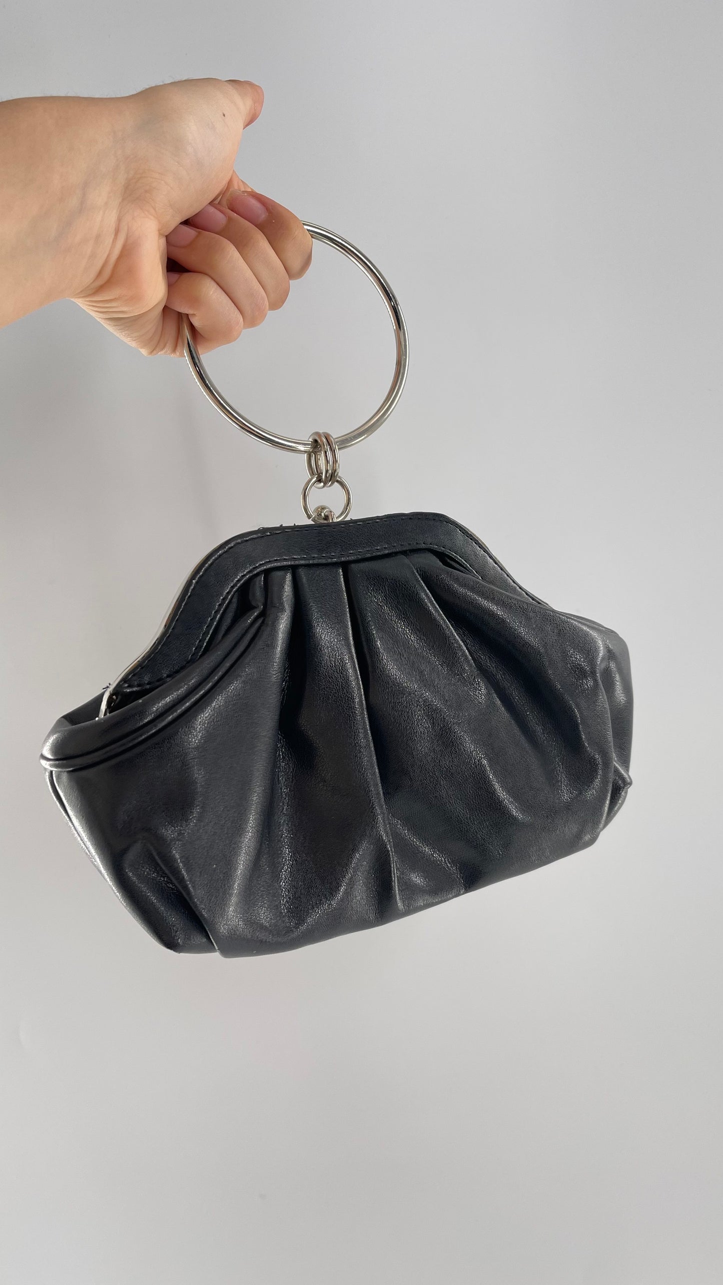 ALDO Black Leather Mini Purse