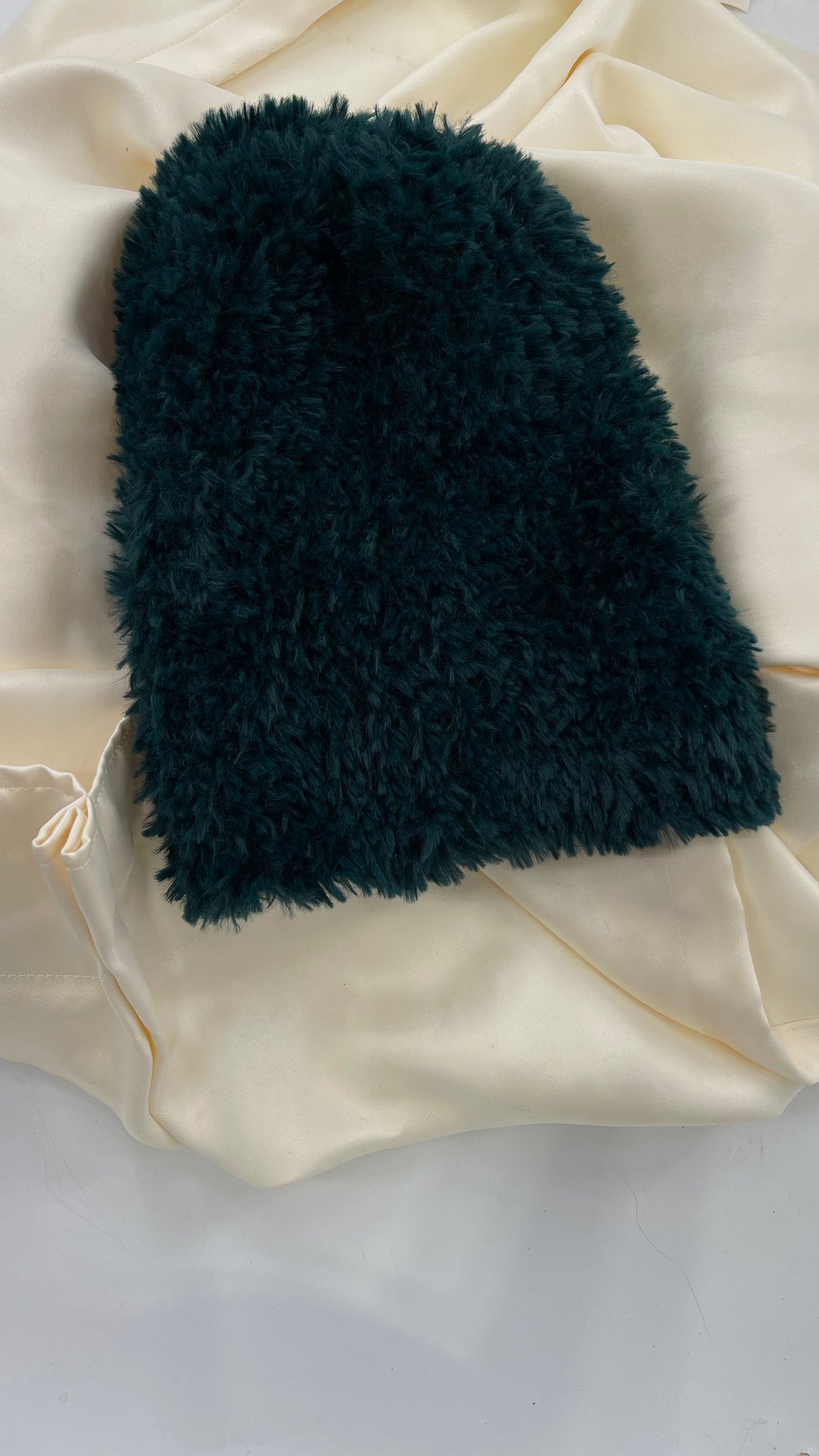 Free People Emerald Green Fuzzy Beanie