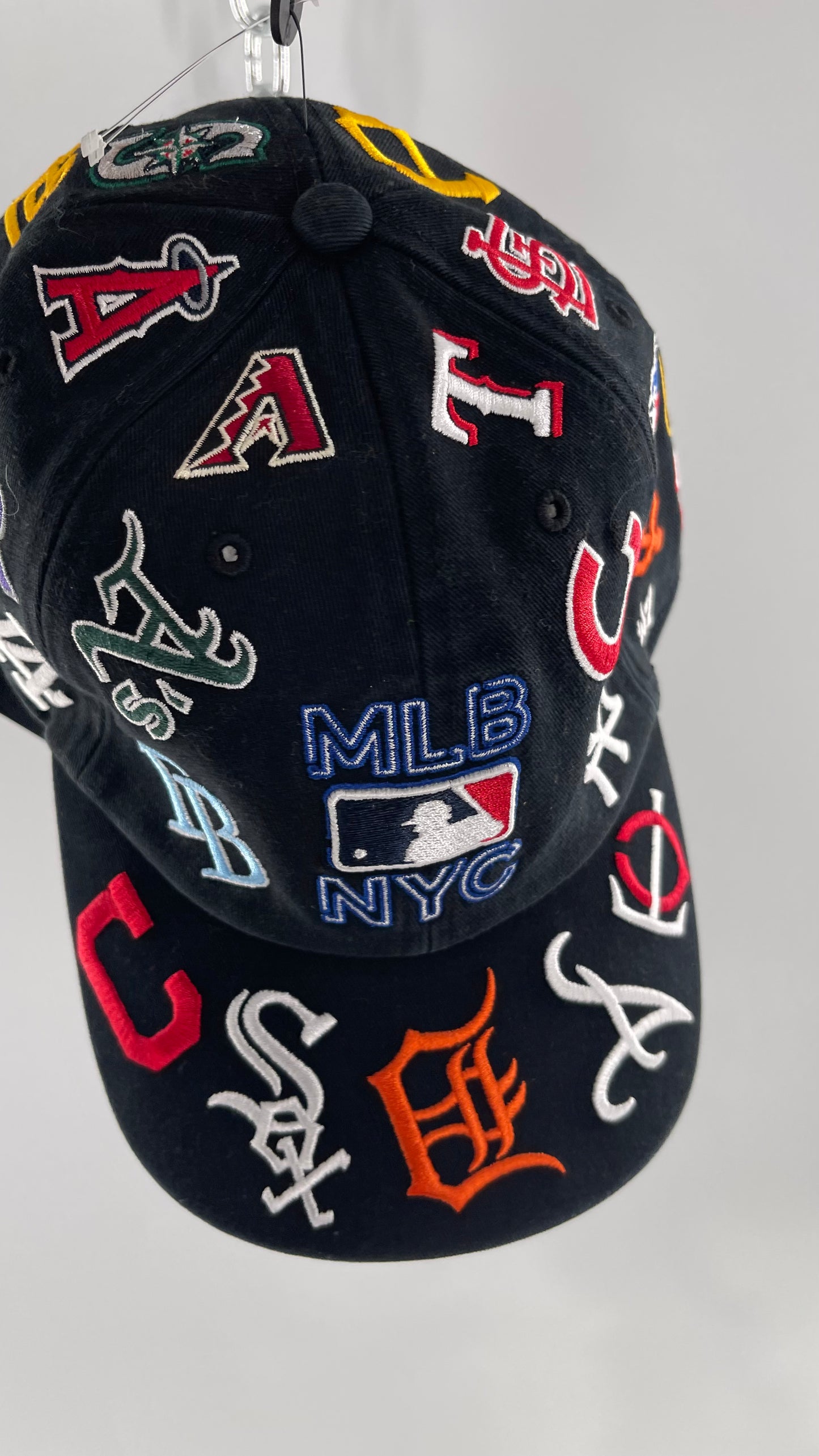 MLB Black Logo Baseball Hat