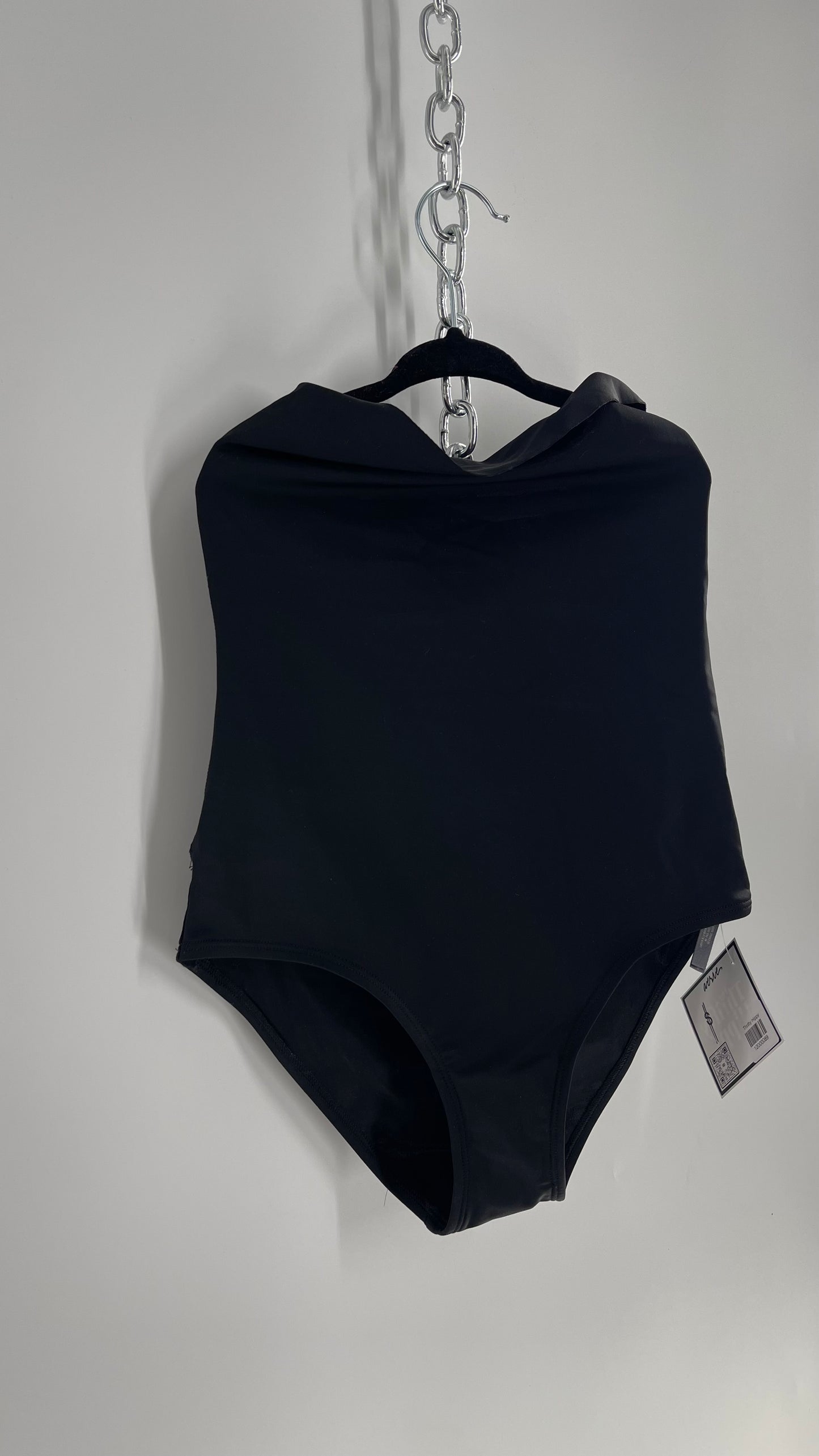 Aerie Black Ultra High Waisted Swim Bottoms (XS)