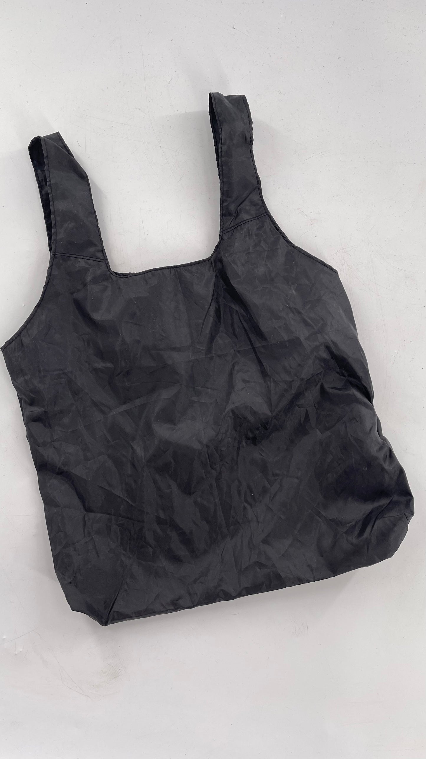 Vintage Black Teach it Forward Packable Tote with Tags Attached