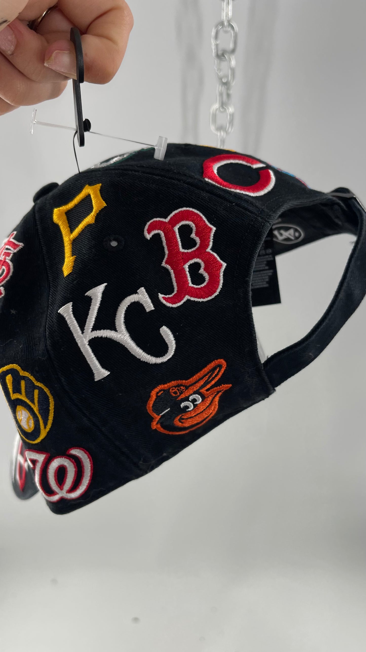 MLB Black Logo Baseball Hat