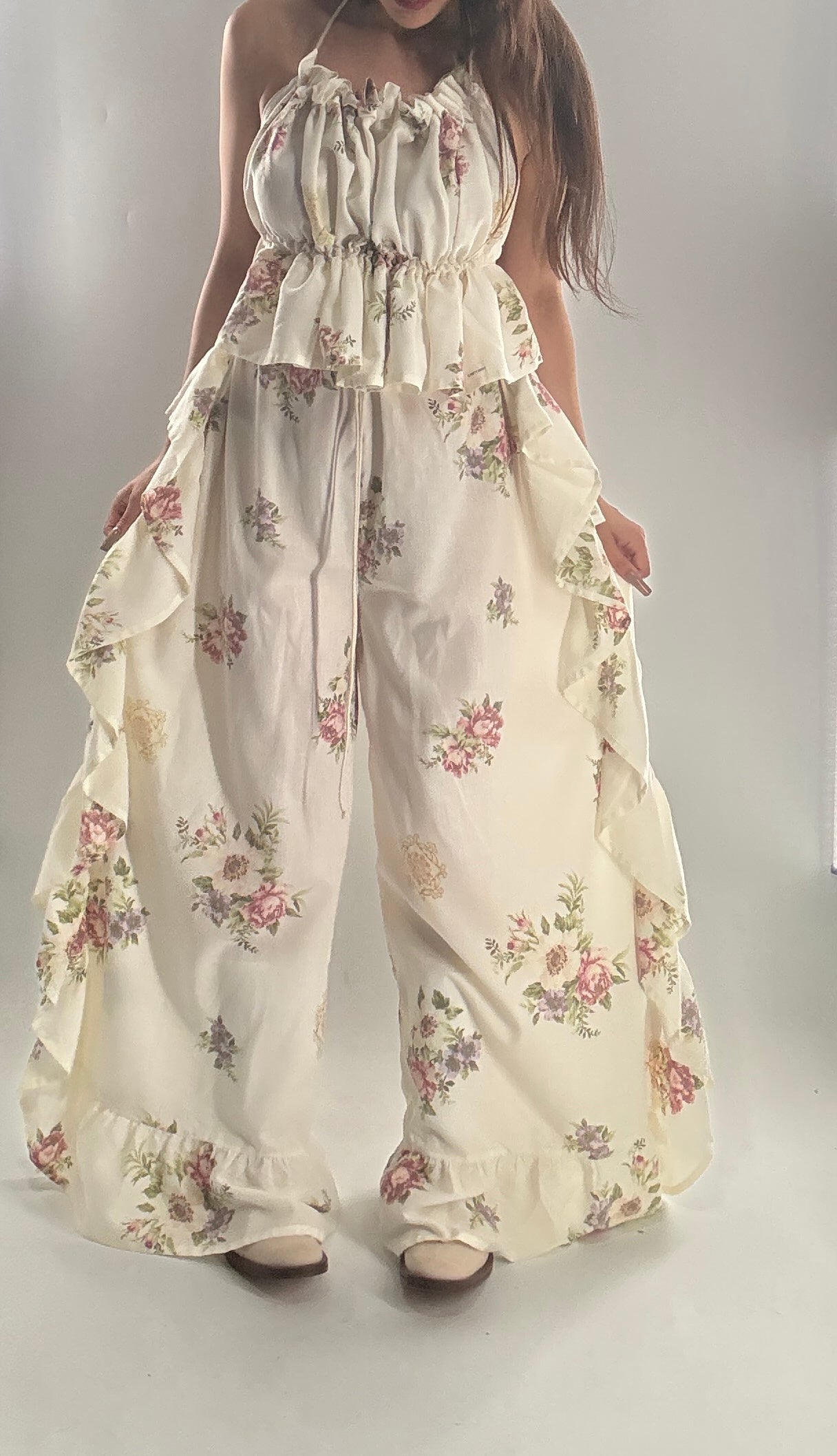Vintage Handmade Floral Two Piece Set (XS-XL)