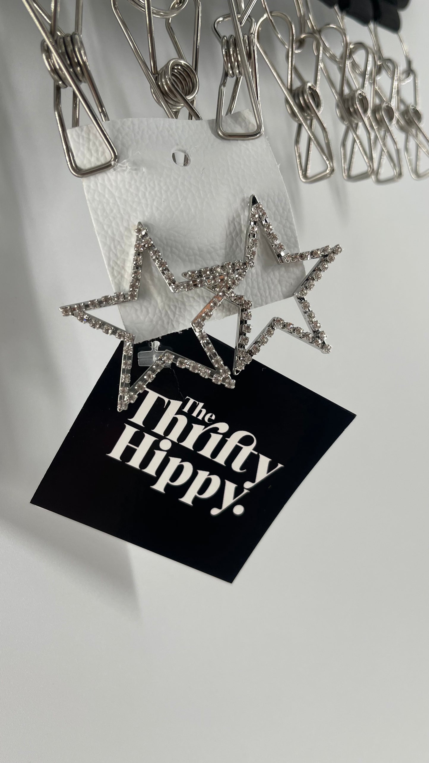 Free People Rhinestone Crystal Star Earring